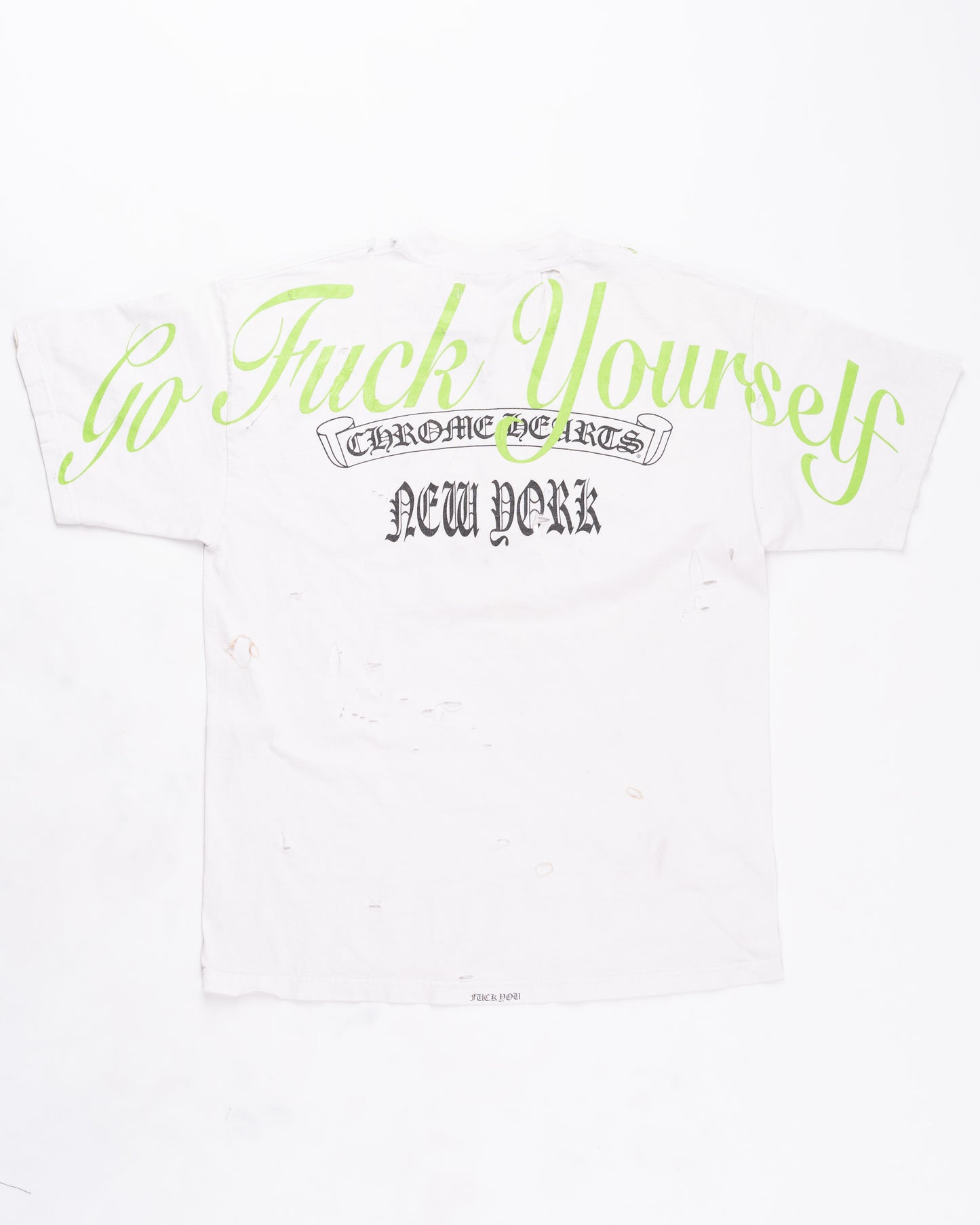 Thrashed Chrome Hearts T-Shirt Size: XLarge