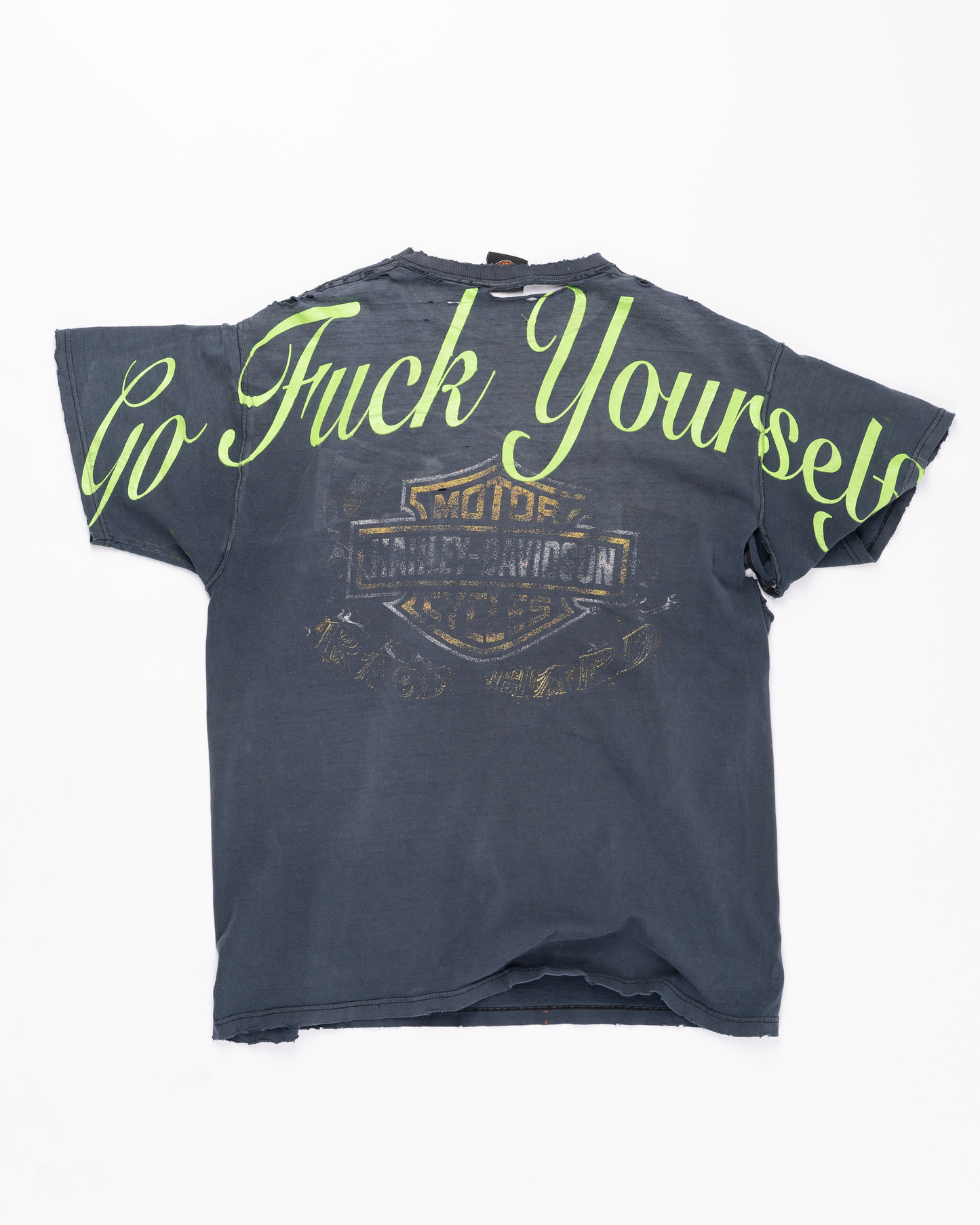 Thrashed and Faded Harley Davidson T-Shirt Size: Large