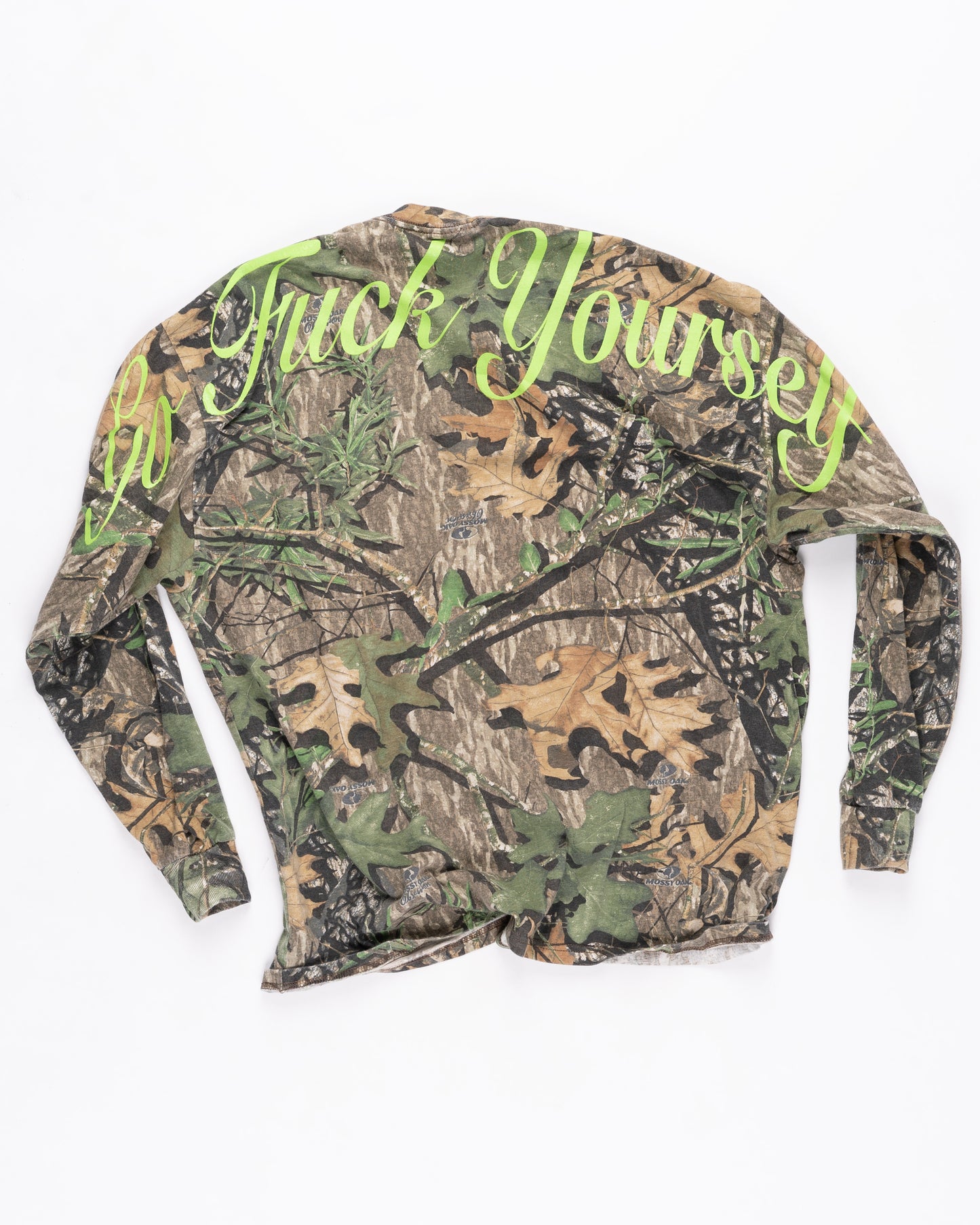 Black Green and Tan Real Tree Camo Long Sleeve Size: XXLarge