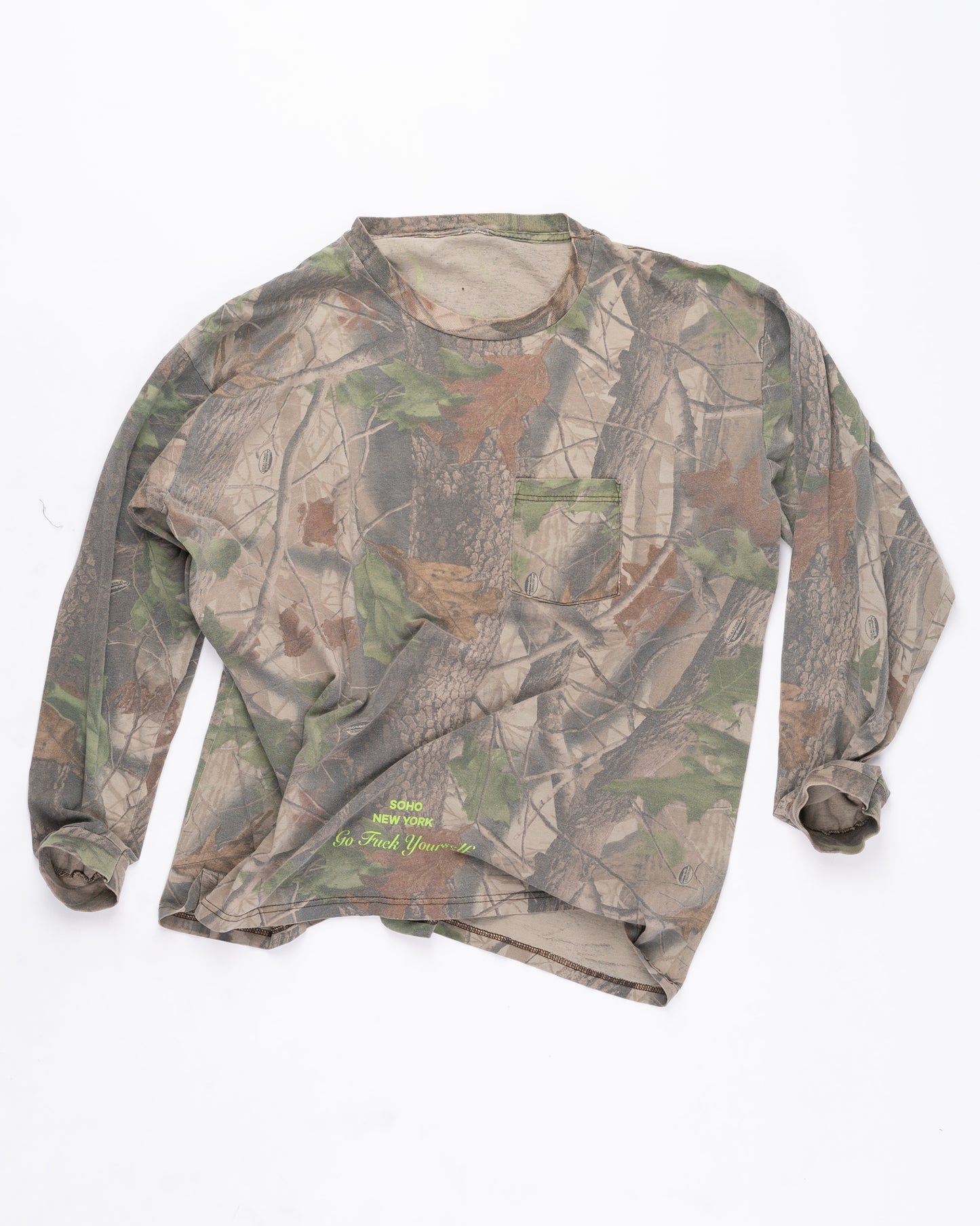 Camo Long Sleeve T-Shirt Size: Small