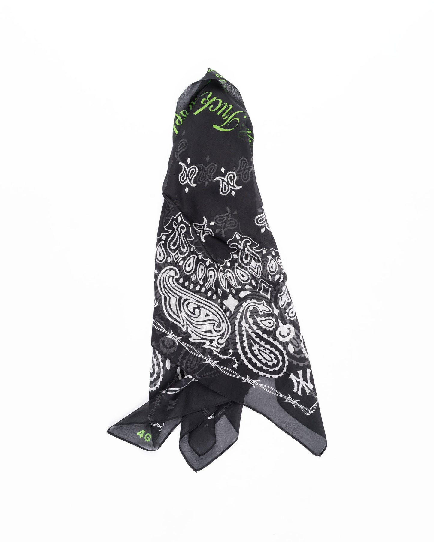 Black and Green GFYS Silk Bandana