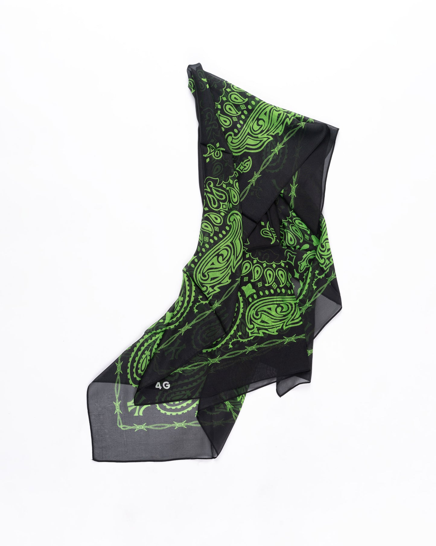 Green and Black GFYS Silk Bandana