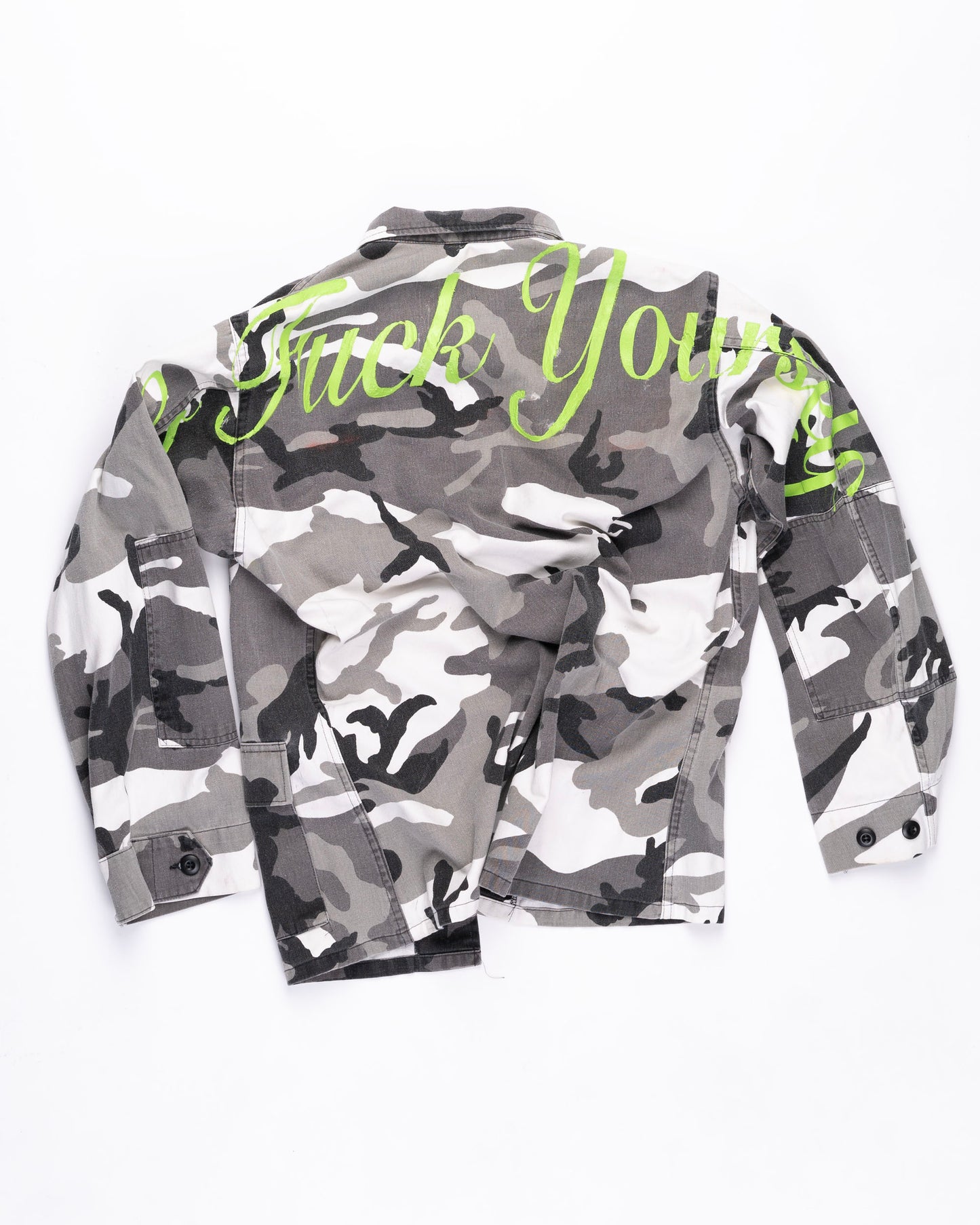 Snow Camo Field Jacket Size: Small