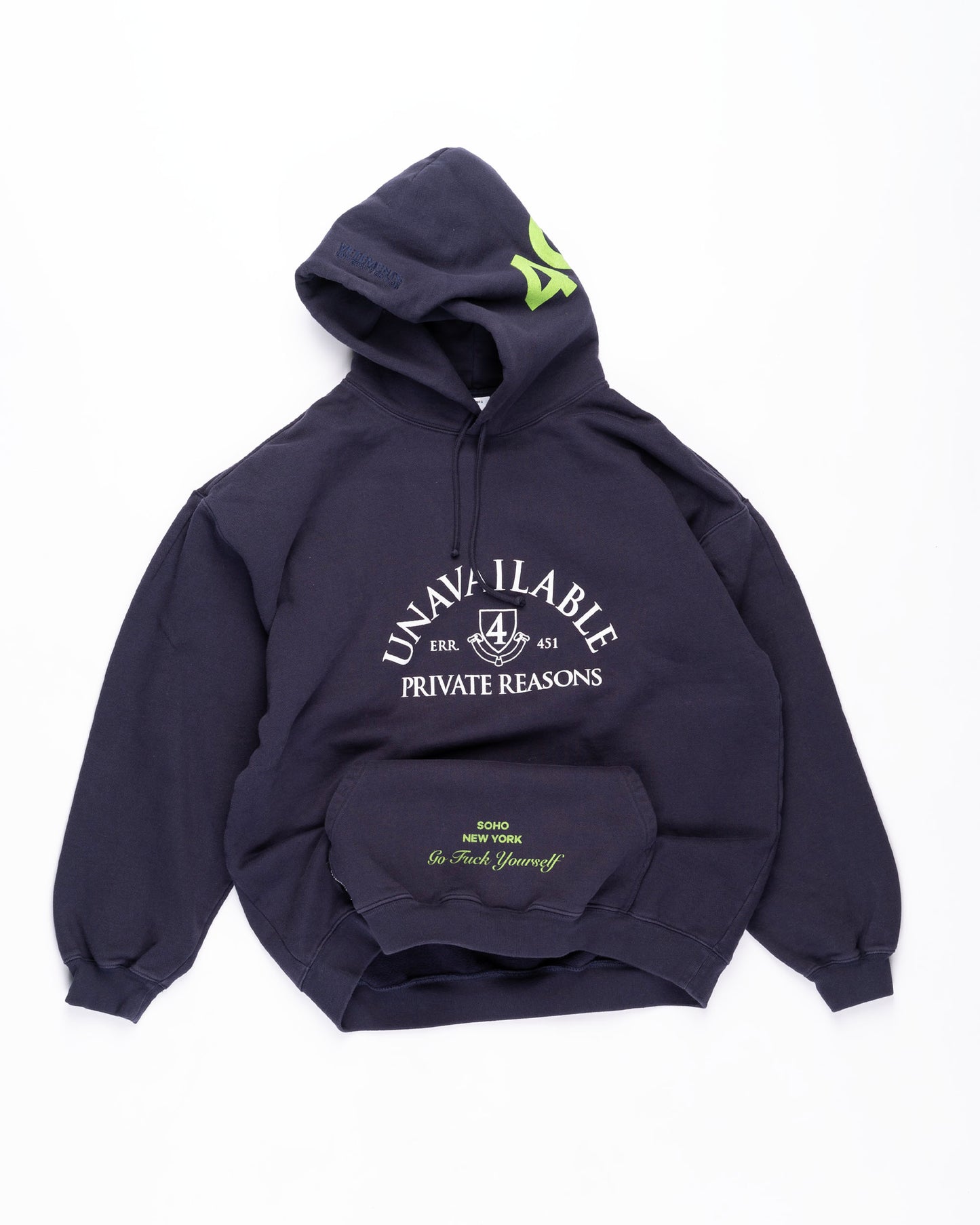 Vetements Unavailable Hoodie Size: Medium
