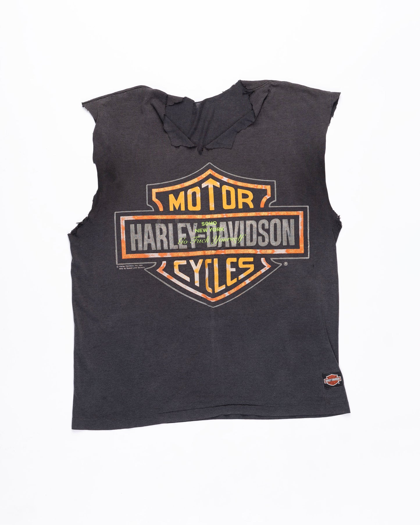 Harley Davidson Cut Off Tank Top Size: XLarge