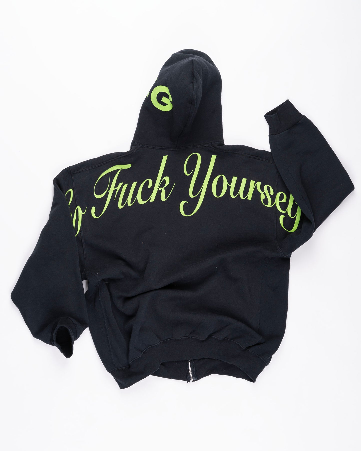 Black Zip Up Hoodie Size: XXXLarge