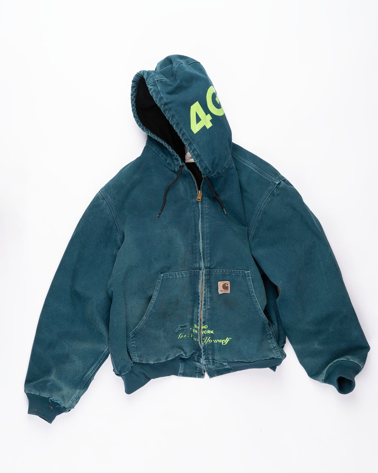 Turquoise Carhart Canvas Jacket Size: XLarge