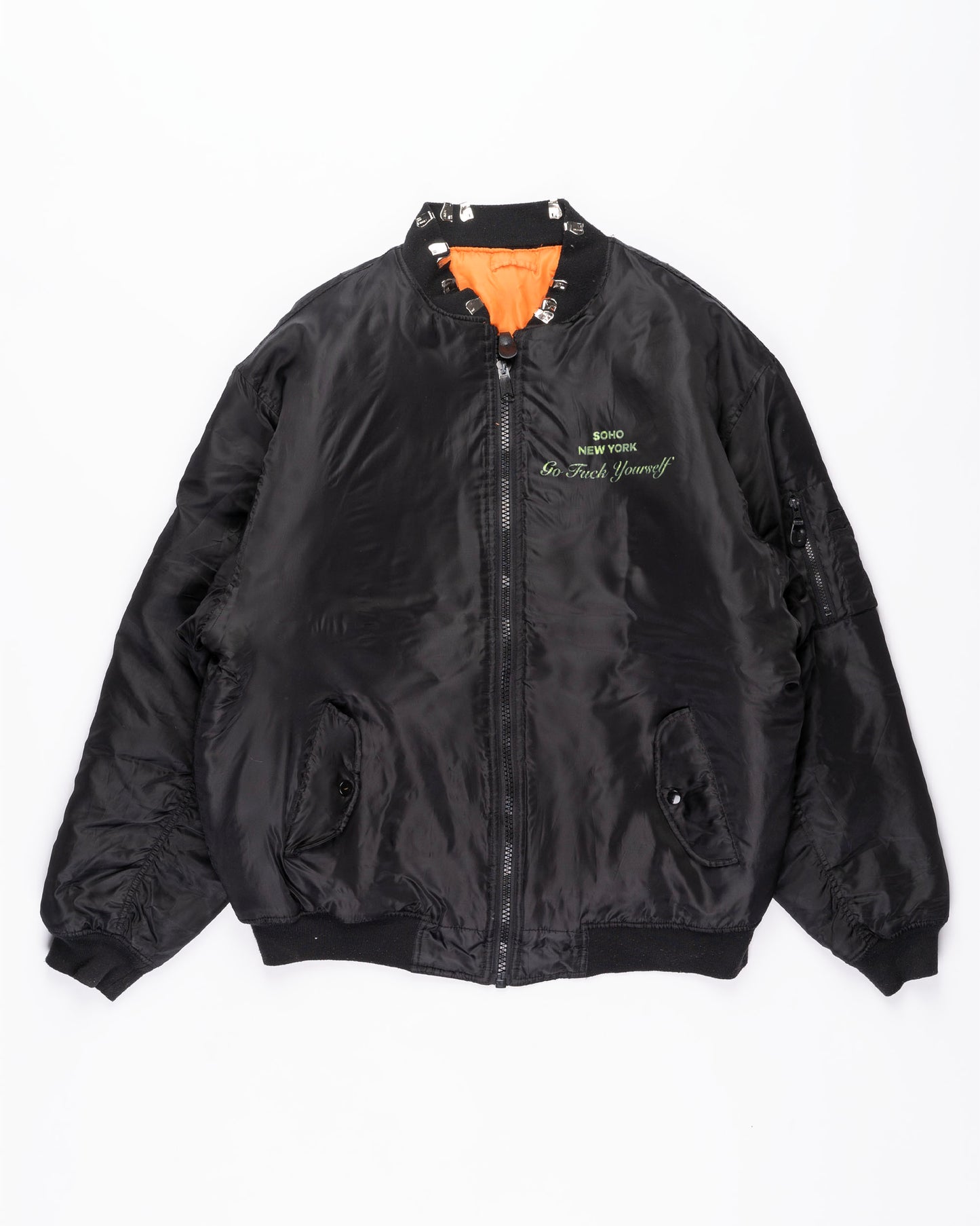 Lighter Clip Bomber Jacket Size: XLarge
