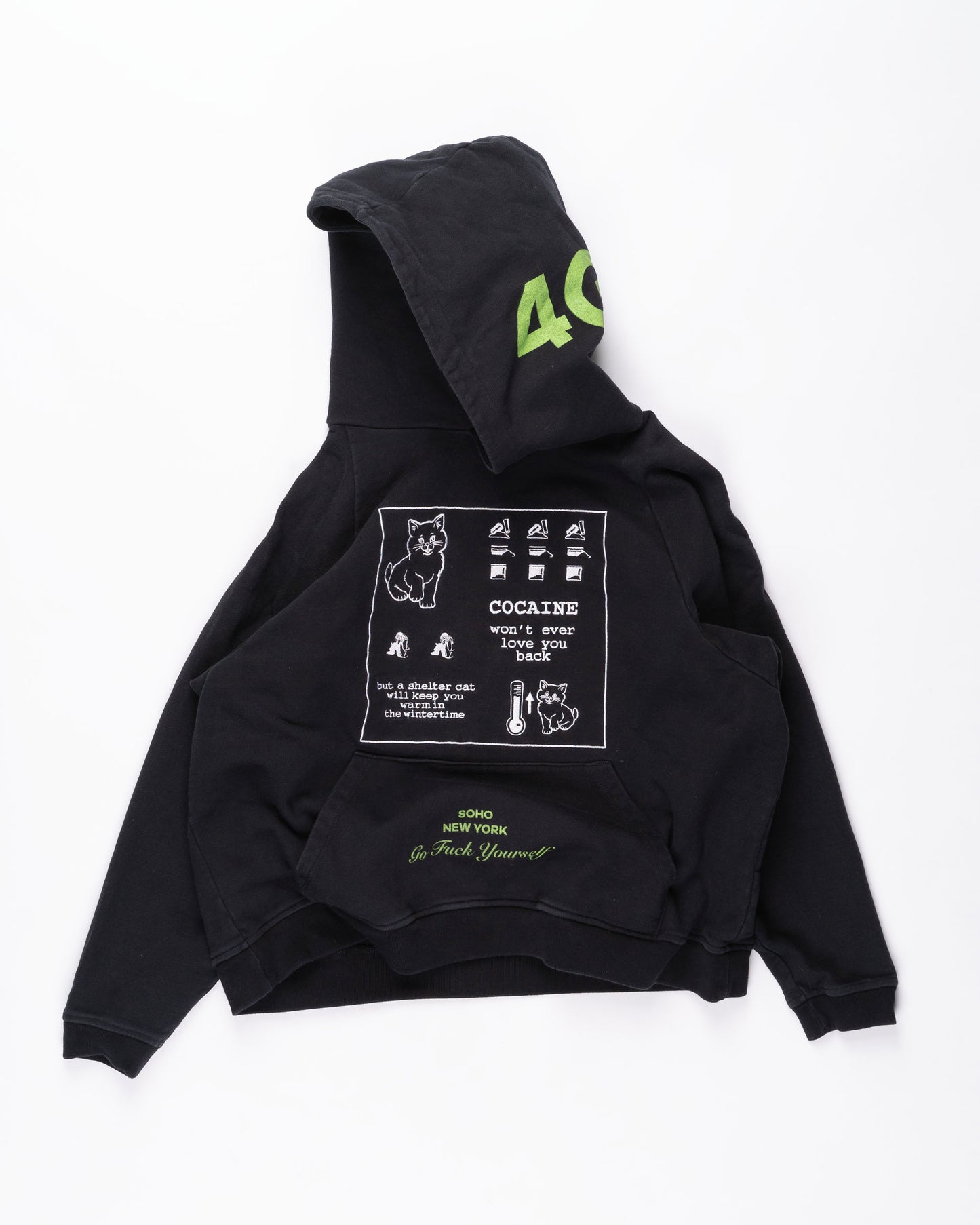 Alexander DiGenova Cocaine Cat Hoodie Size: Medium