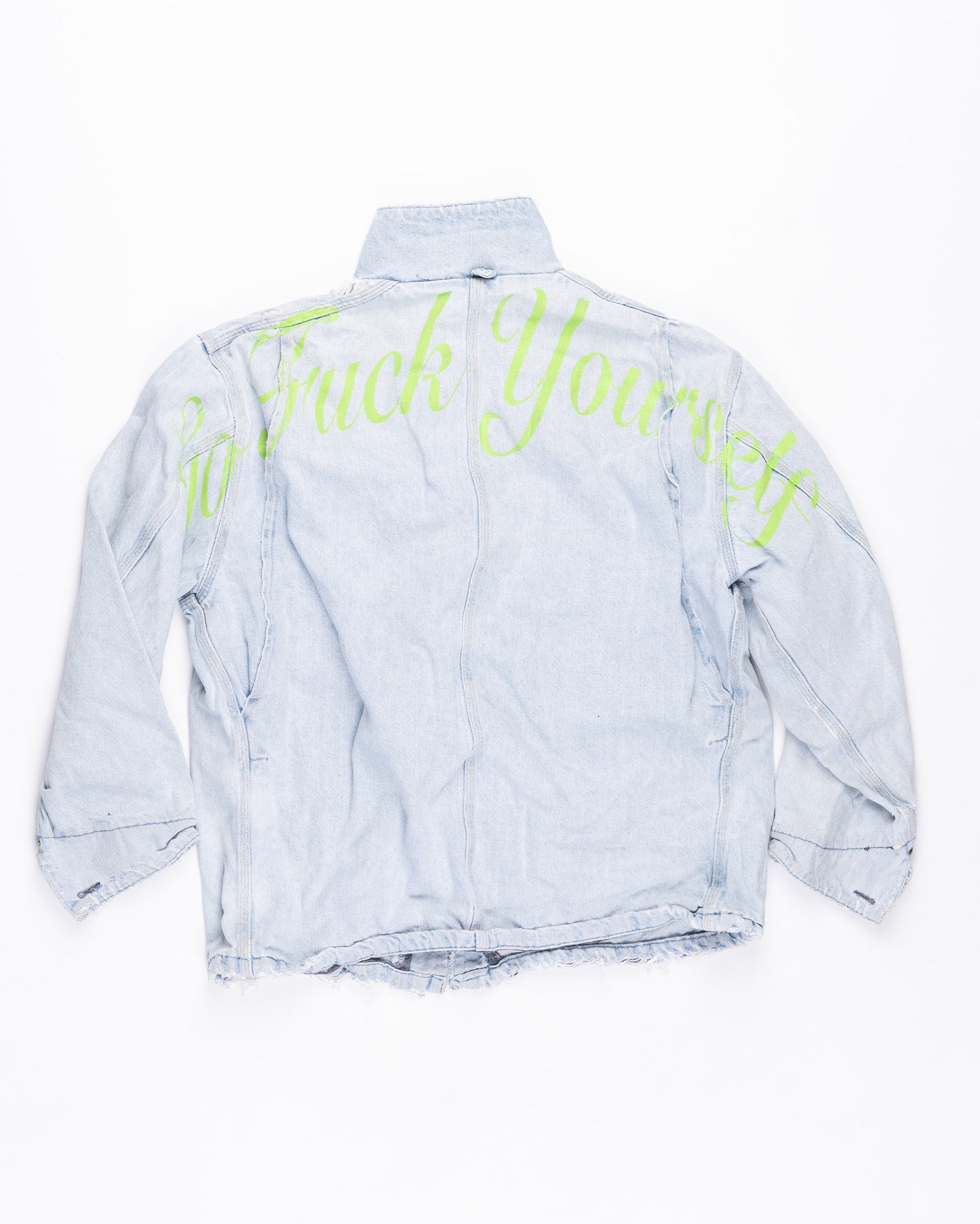 Thrashed Denim Jacket Size: XXLarge