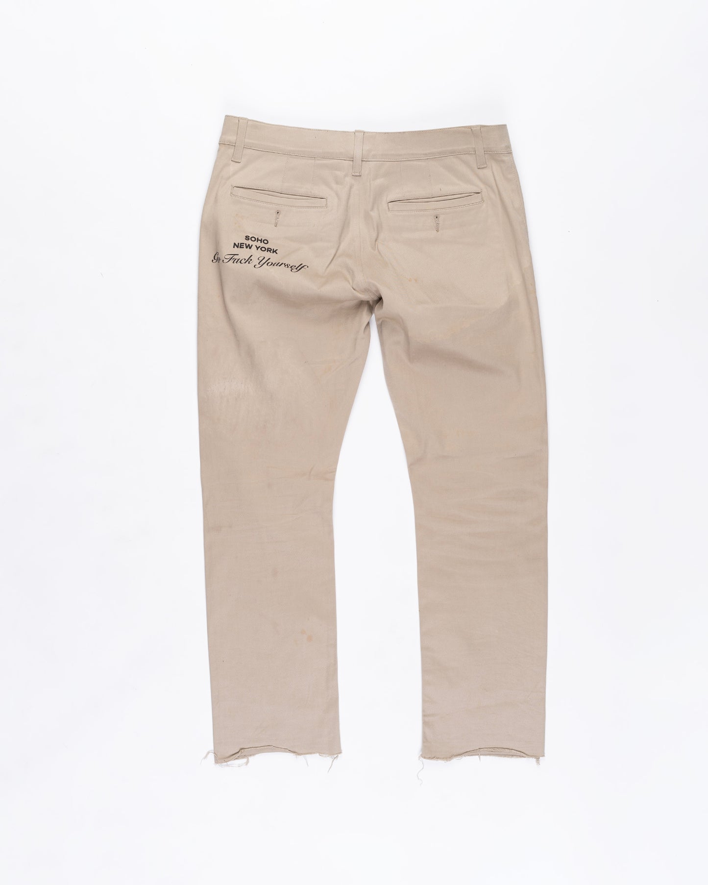 Saint Laurent Khaki Trouser Size: 32