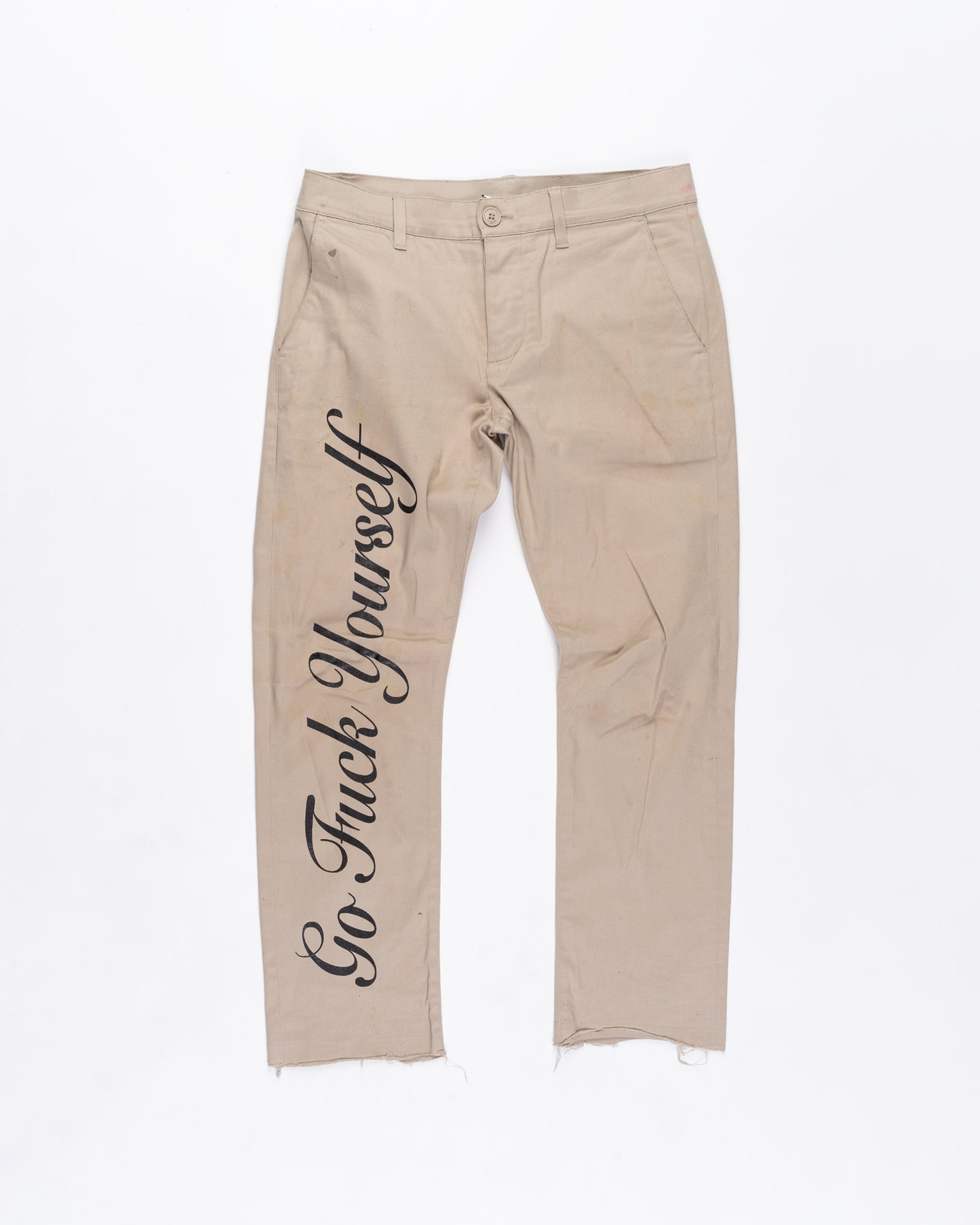 Saint Laurent Khaki Trouser Size: 32