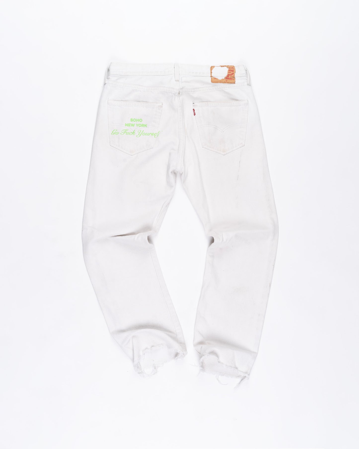 White Levi Pants Size: 36