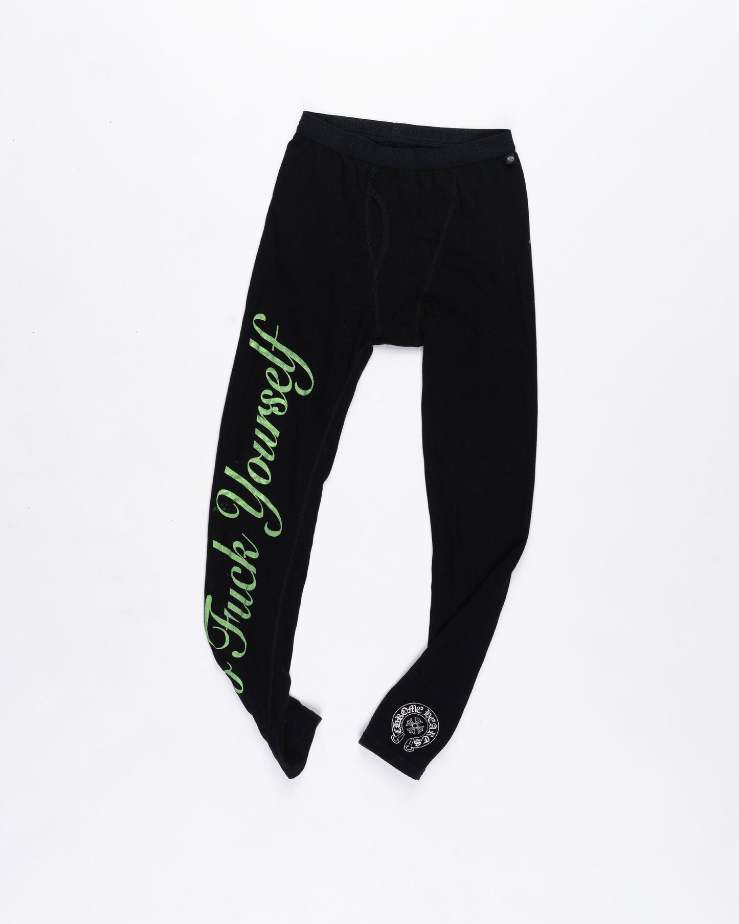Black Chrome Hearts Long Johns Size: Small