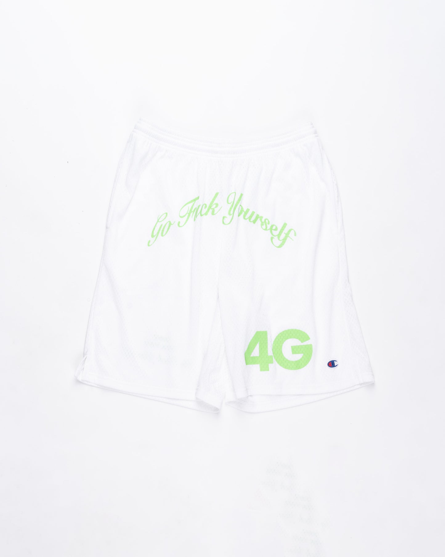 White Basketball Shorts Size: Medium