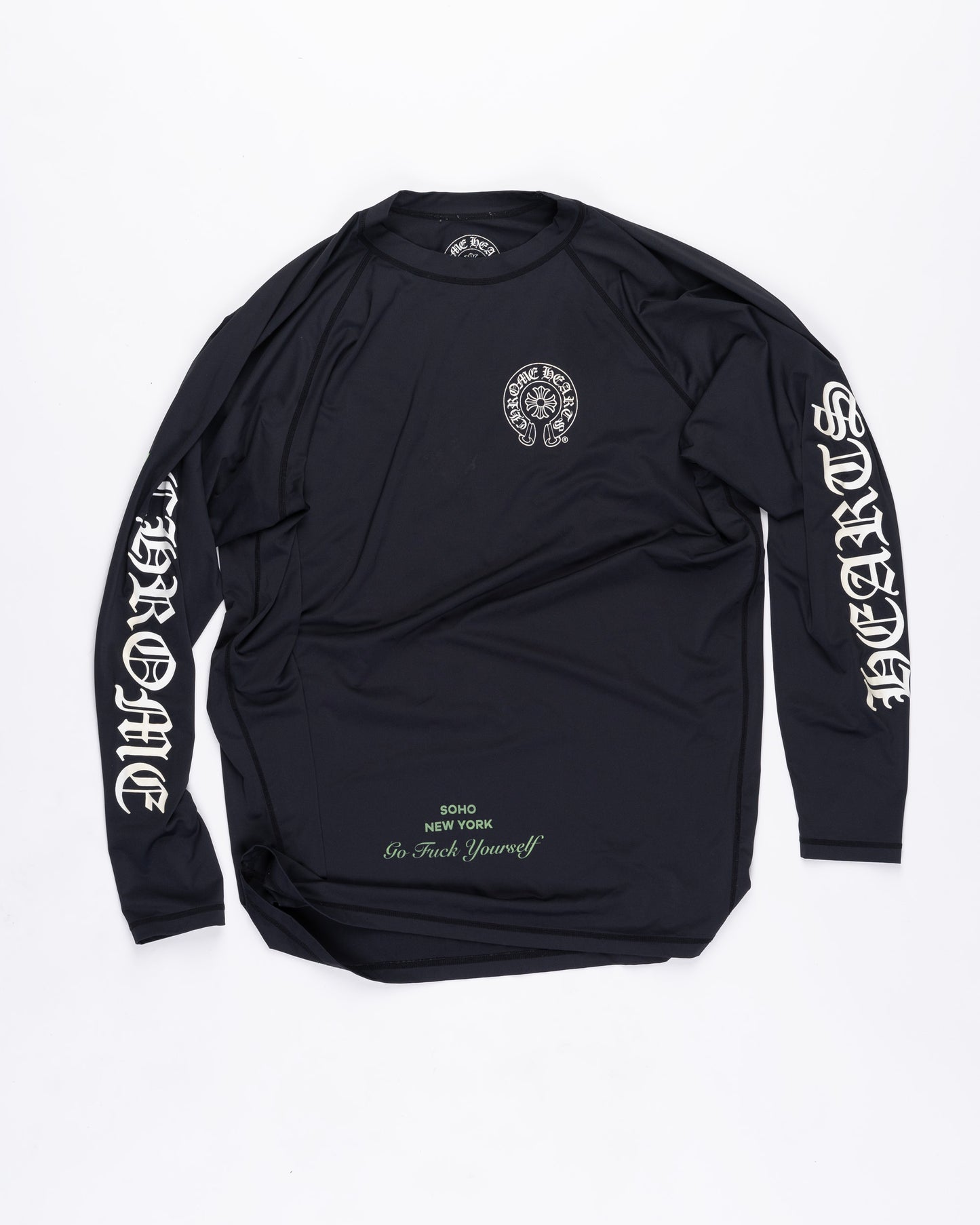 Black Chrome Hearts Rash Guard Size: XXLarge