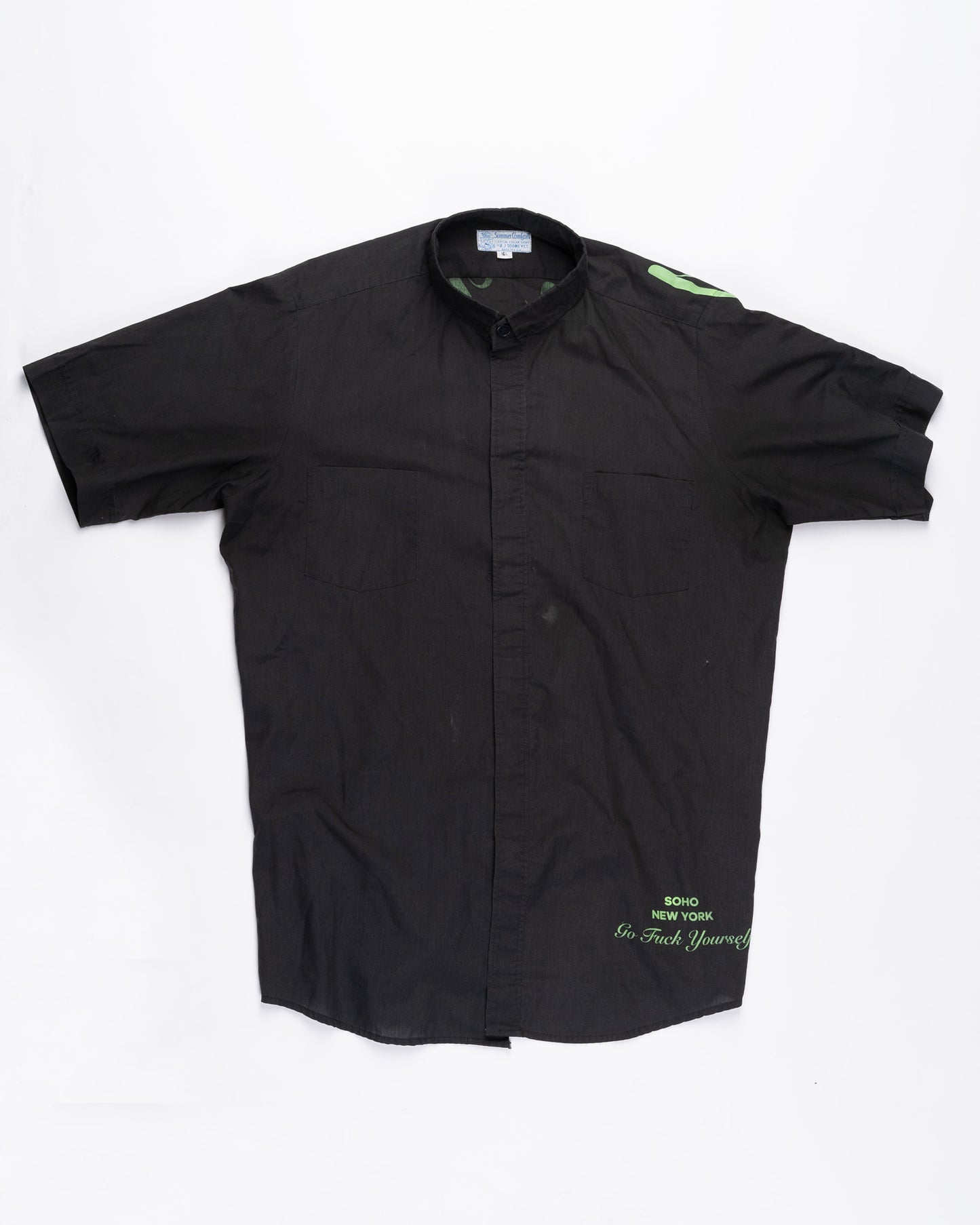 Black Button Up Size: Large
