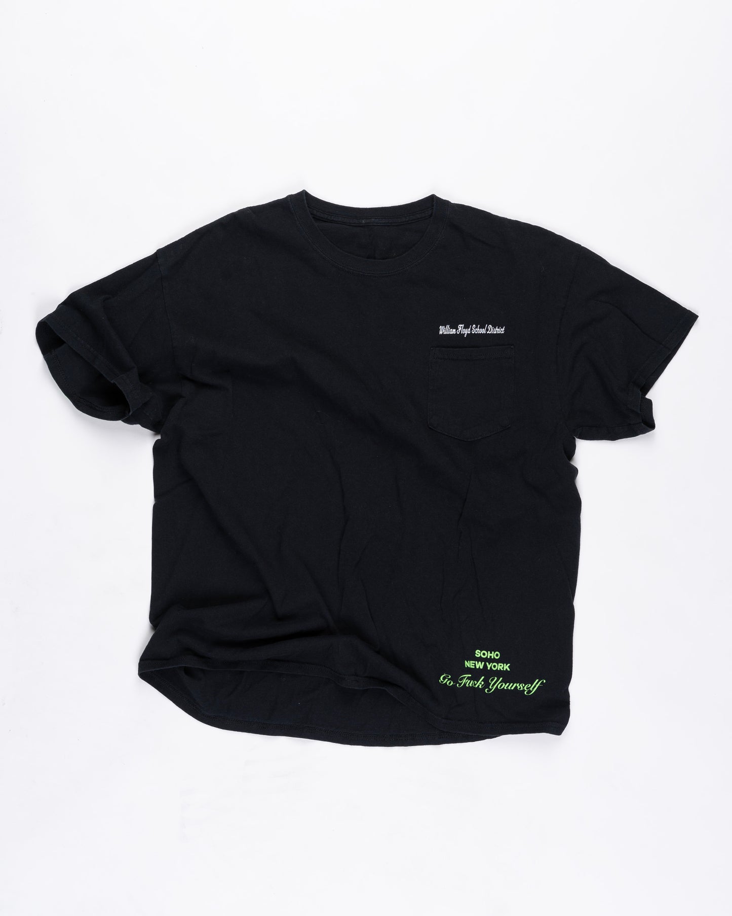 William Floyd School District Black T-Shirt Size: XXLarge