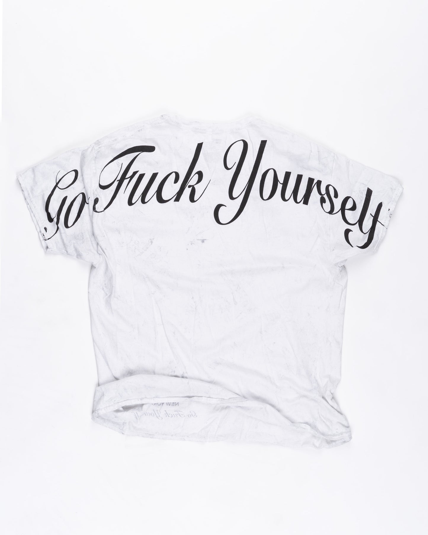 White T-Shirt With Scuffs Size: XLarge