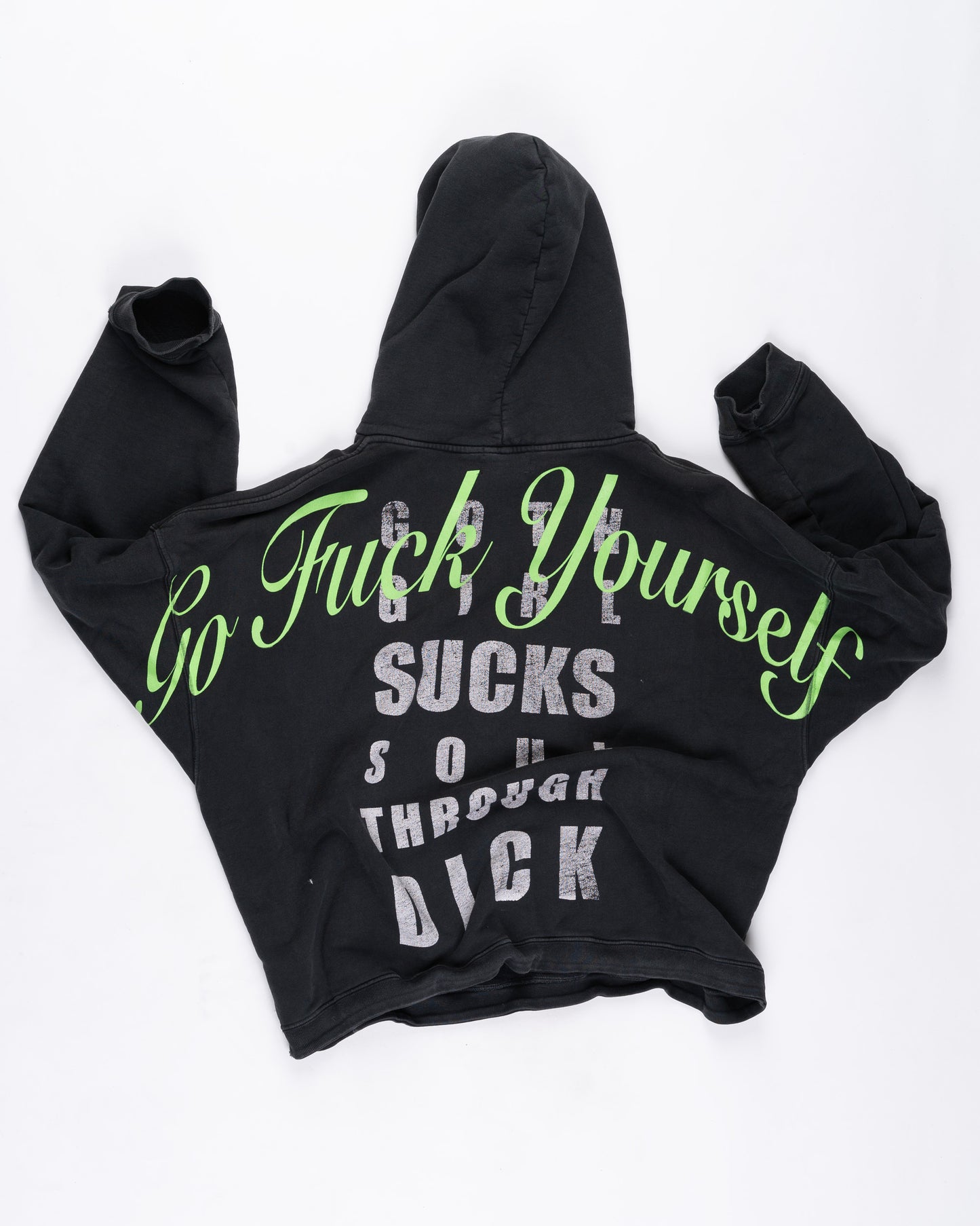 ERD Goth Girls Black Hoodie Size: XLarge