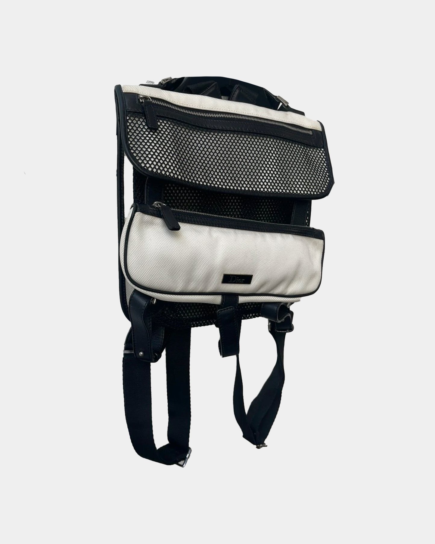 Dior Homme RAVE BONDAGE Mini Mesh Backpack Bag NEW