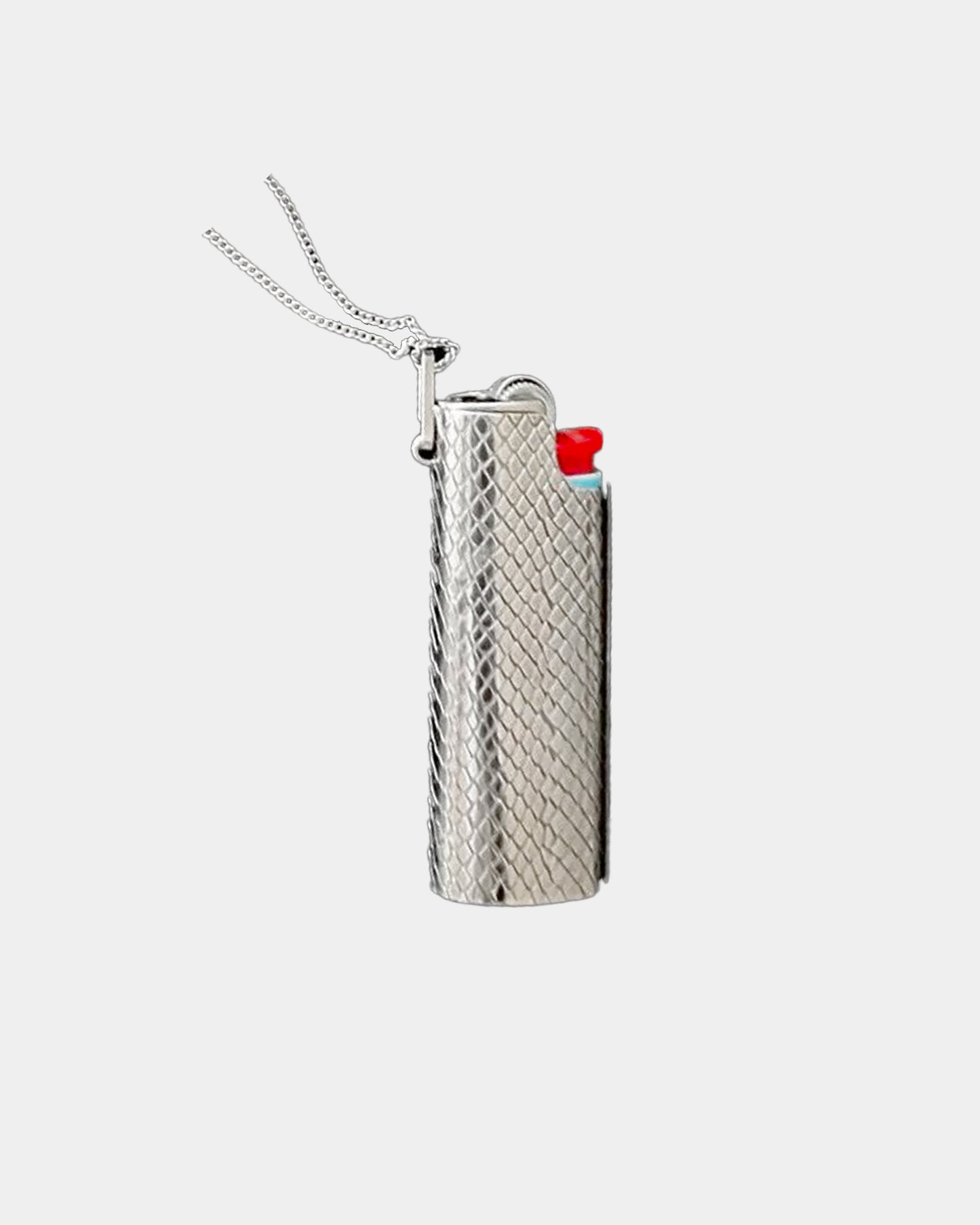 Celine FW20 Hedi Runway Lighter Necklace Silver