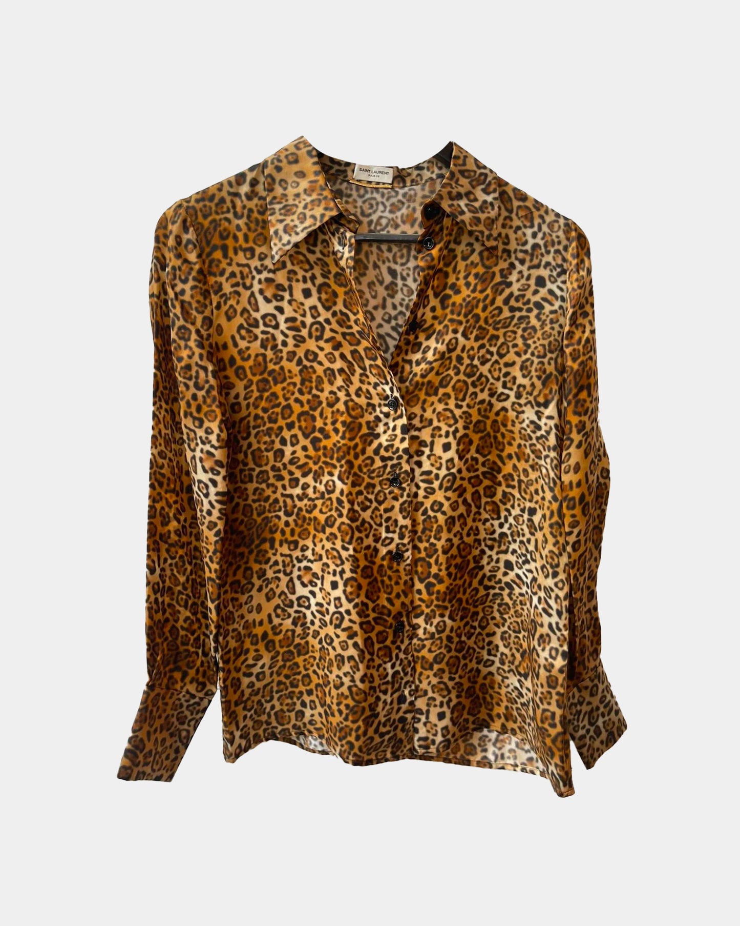 SLP SS16 SILKY LEOPARD BABY CAT SHIRT