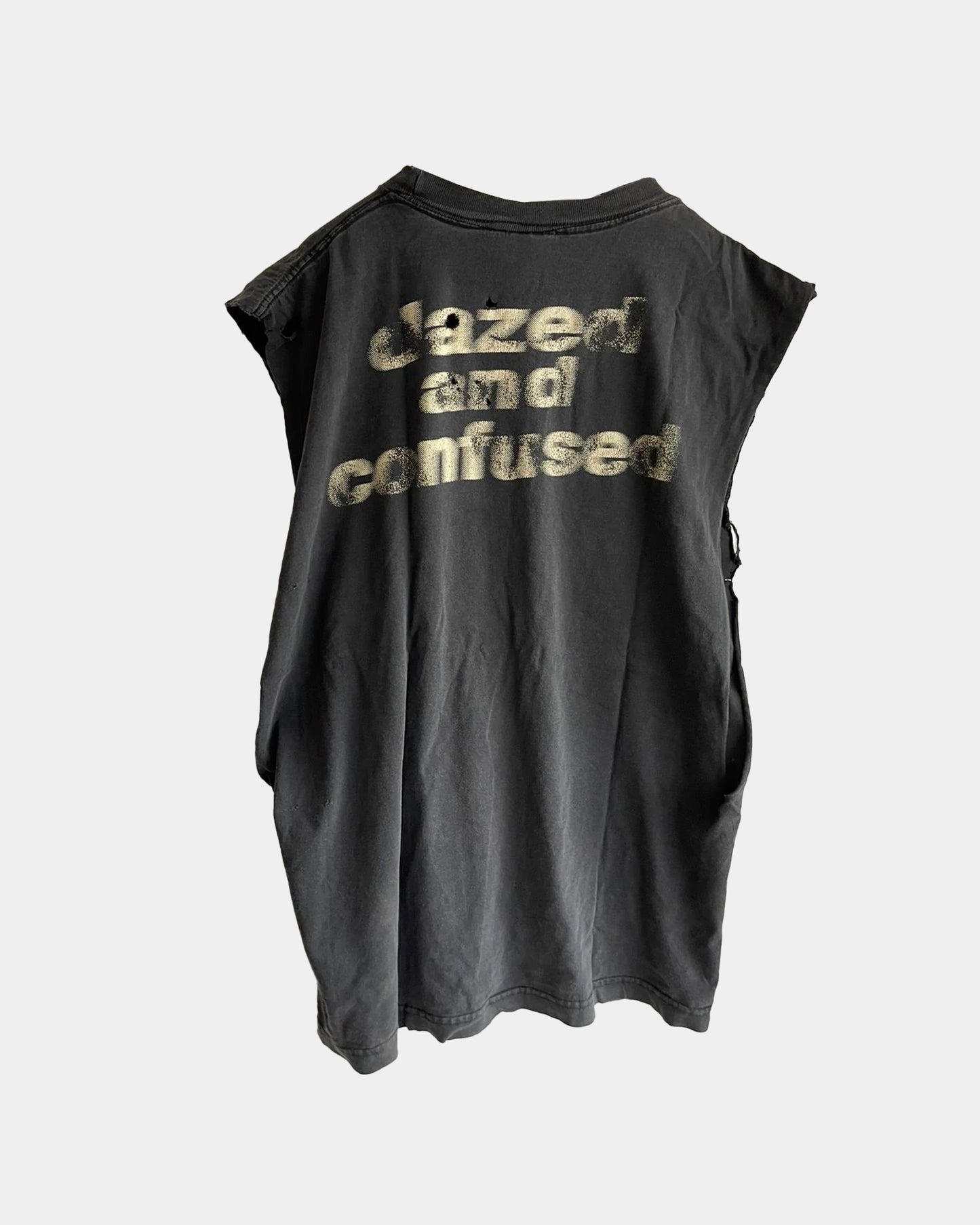 Vintage 2000s DAZED & CONFUSED Thrashed Tank Top Sleeveless