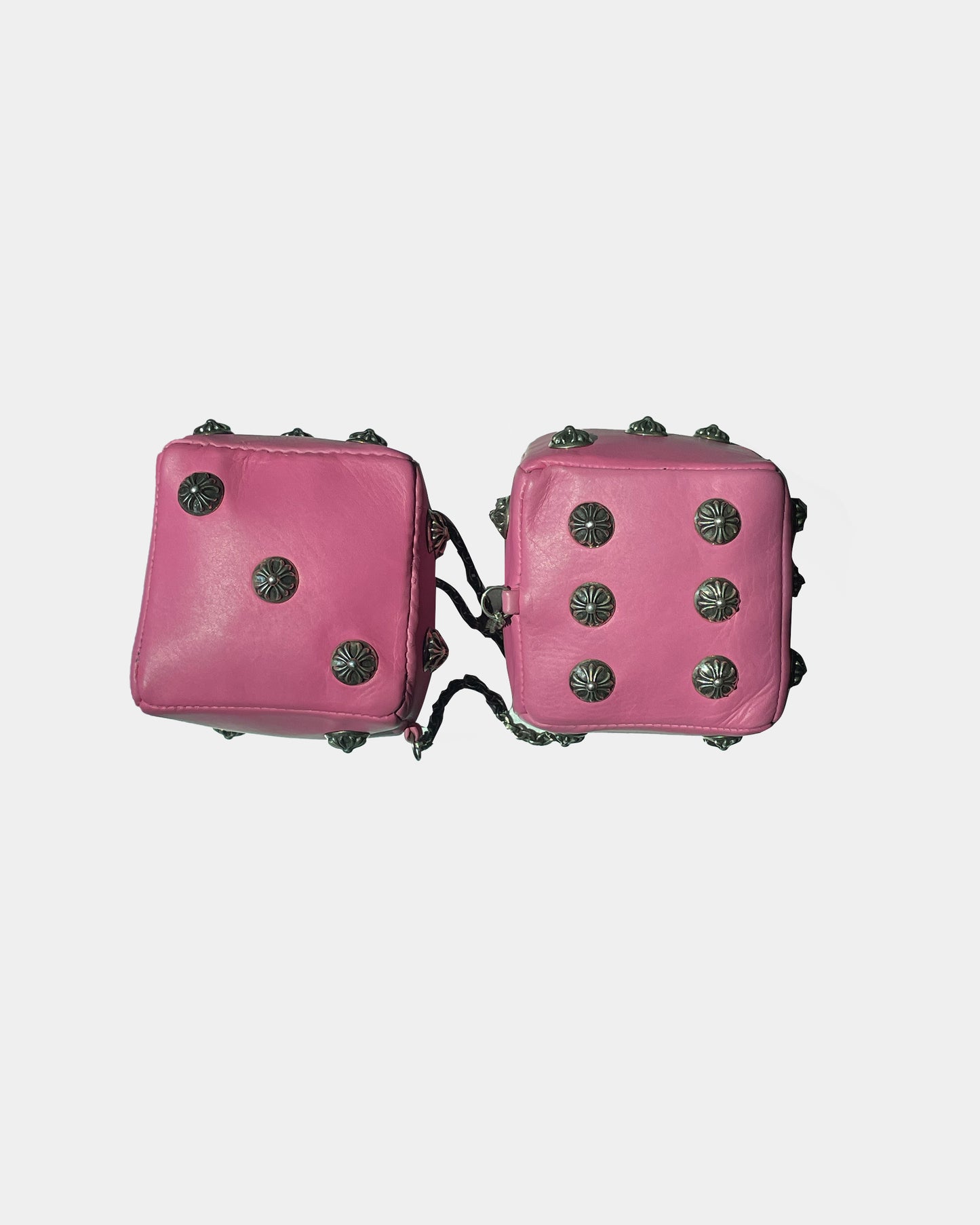 Chrome Hearts XL Custom Dashboard DICE Leather Silver