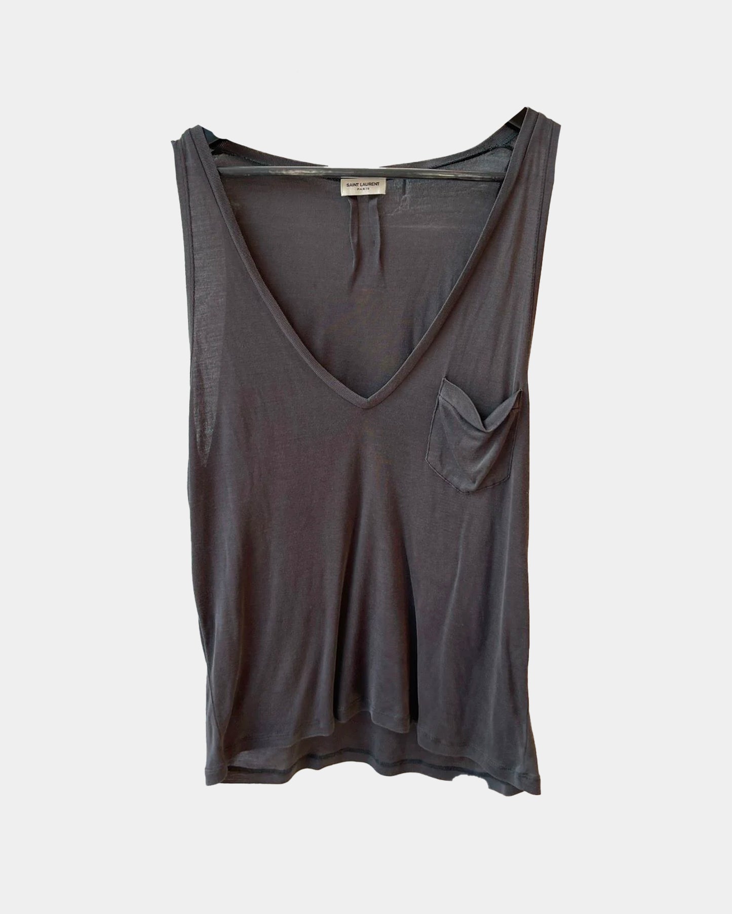 SLP FW13 100% SILK SLEEVELESS TANK TOP SHIRT