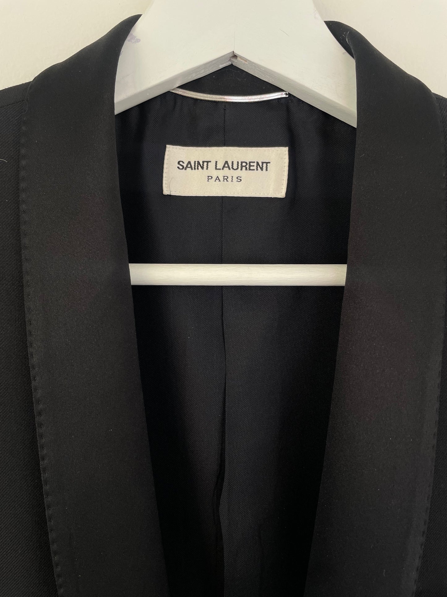 Saint Laurent 2013 Silk Lapel Blazer