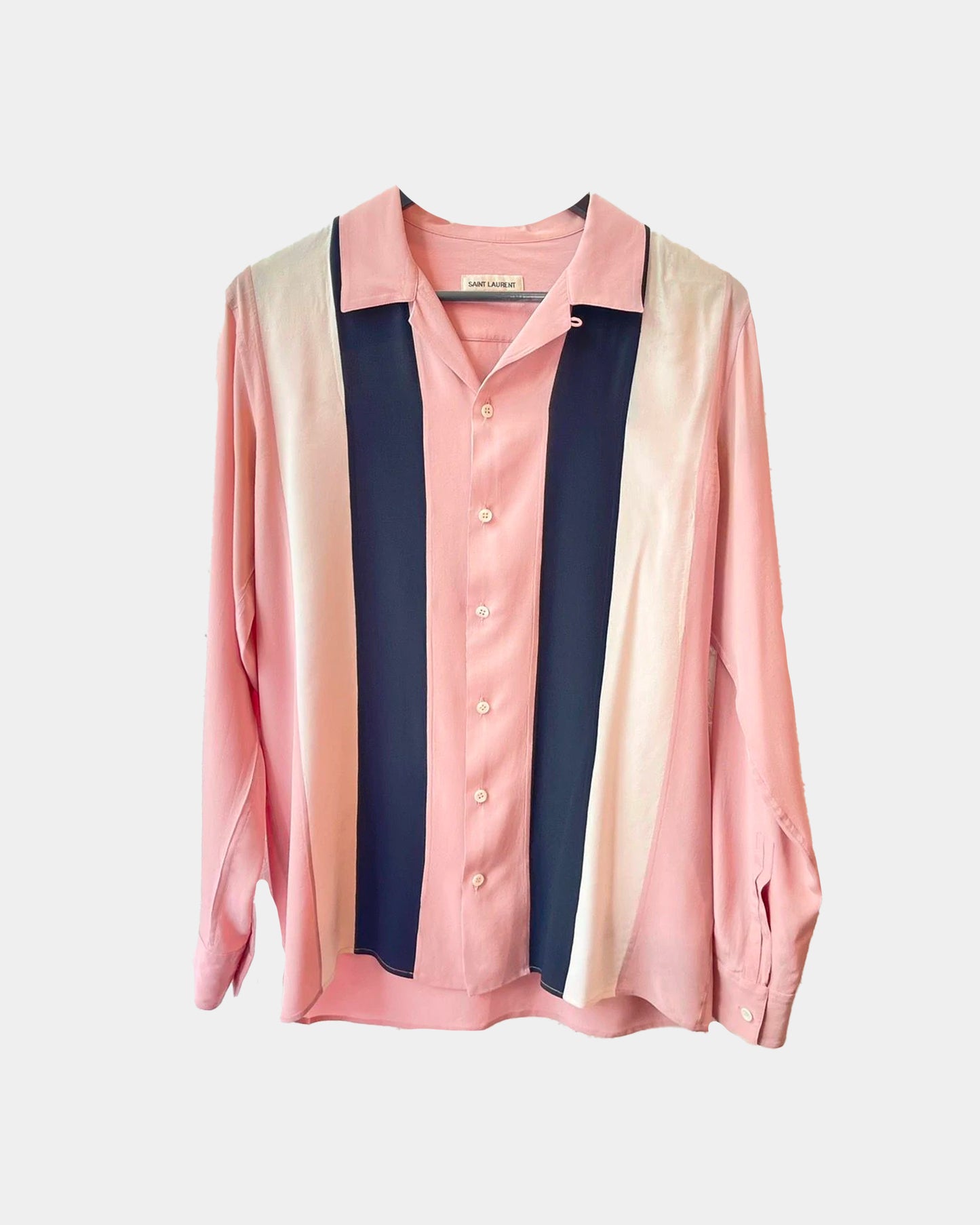 SLP HEDI SAMPLE PROTOTYPE 100% SILK SHIRT MEDIUM