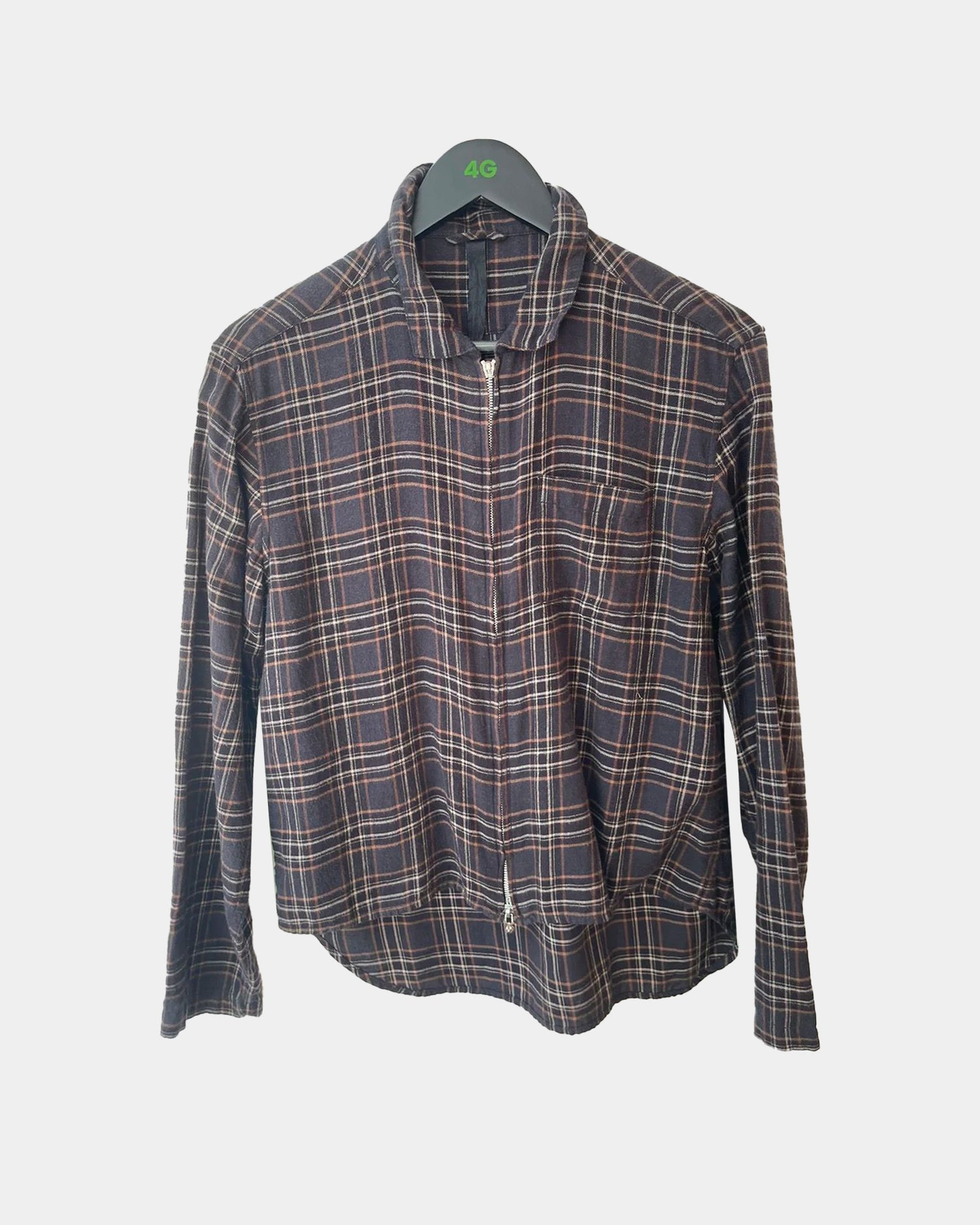 Chrome Hearts Shirt Jacket Zip Up Plaid