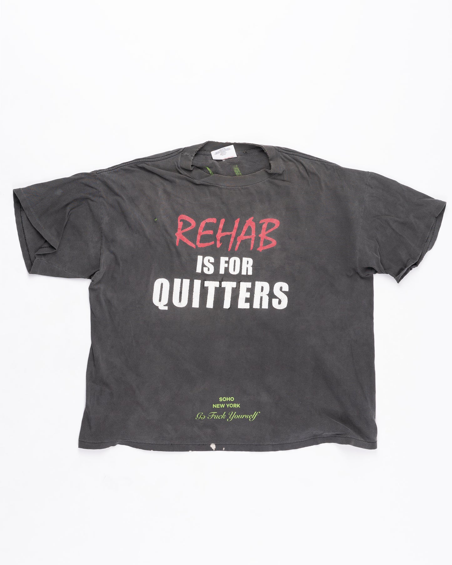 Rehab is For Quitters T-Shirt Size: XLarge