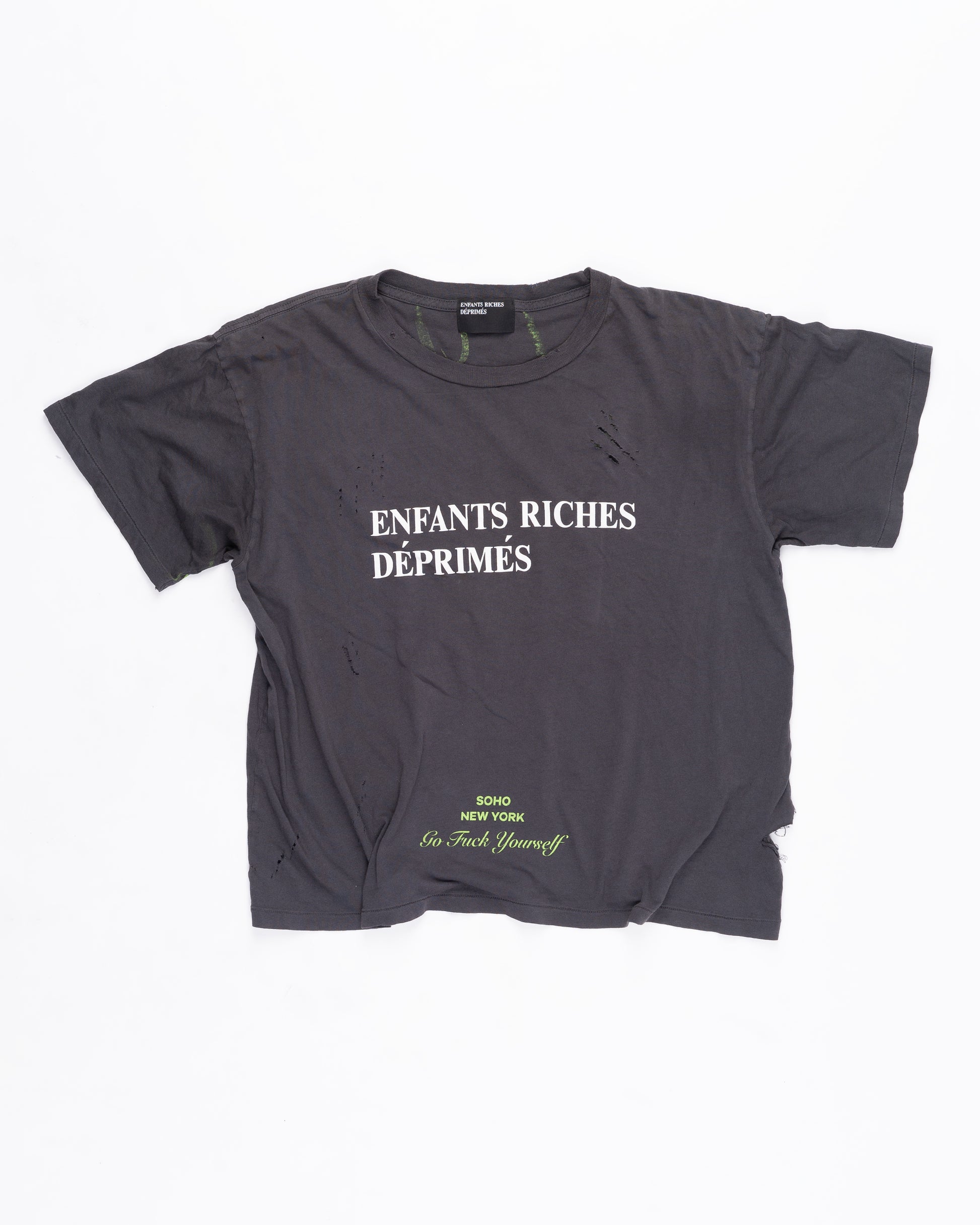 ERD Distressed T-Shirt Size: Medium