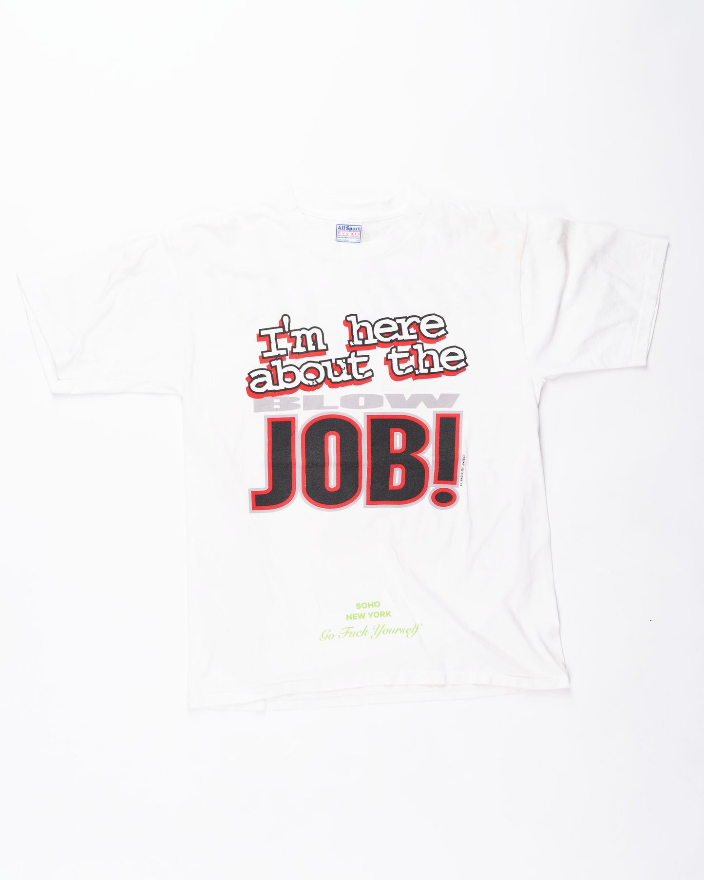 Blow Job T-Shirt Size: Large