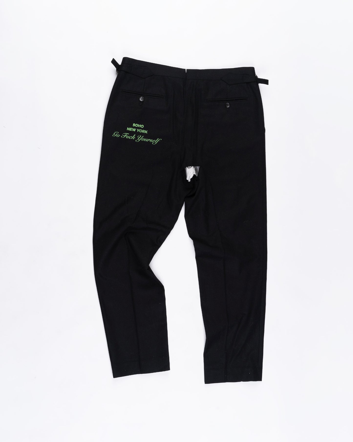 Wool Suiting Trouser Size: 25