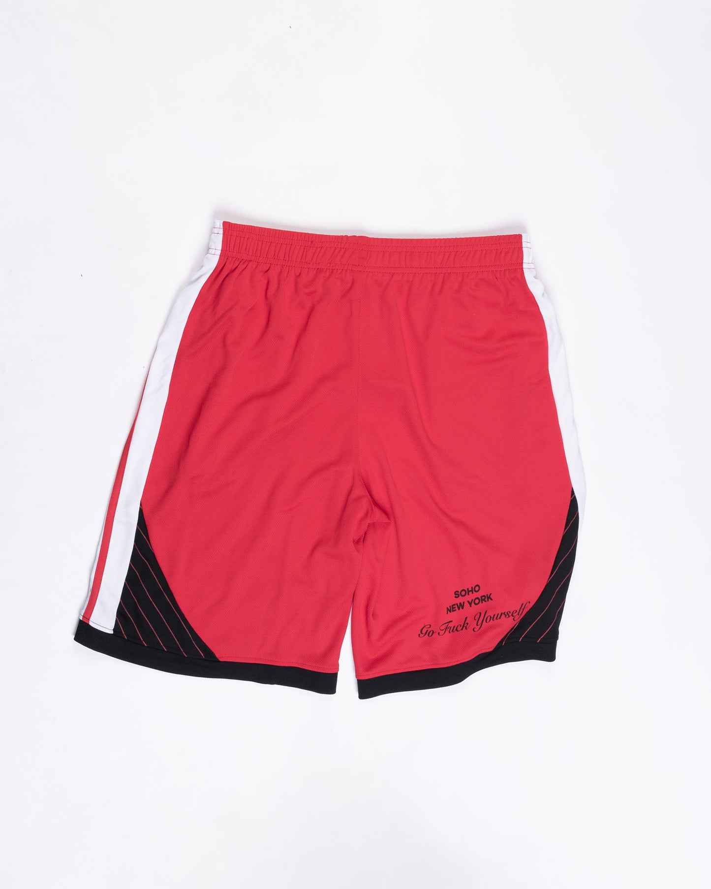 Red White and Black Basketball Shorts Size: Large