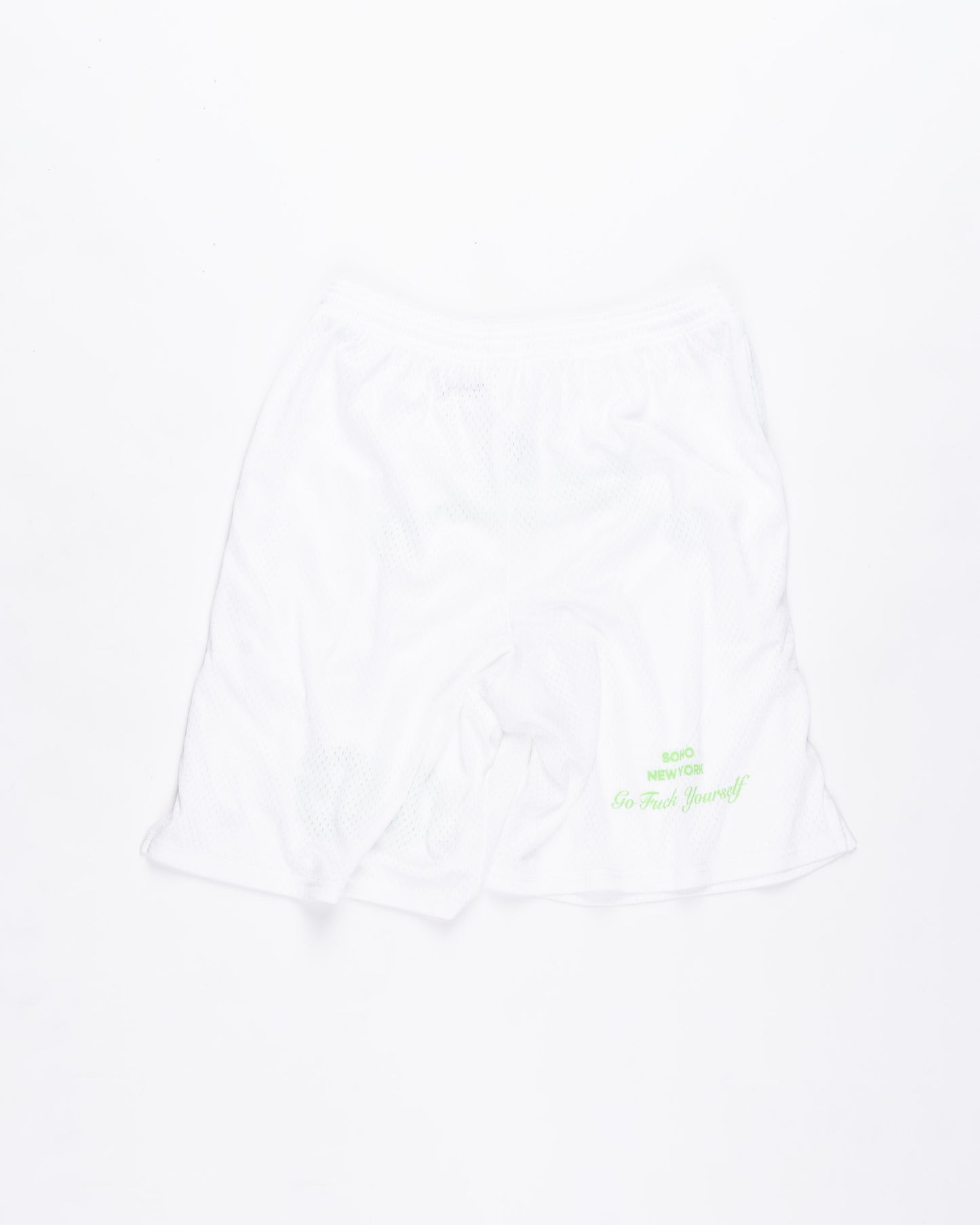 White Basketball Shorts Size: Medium