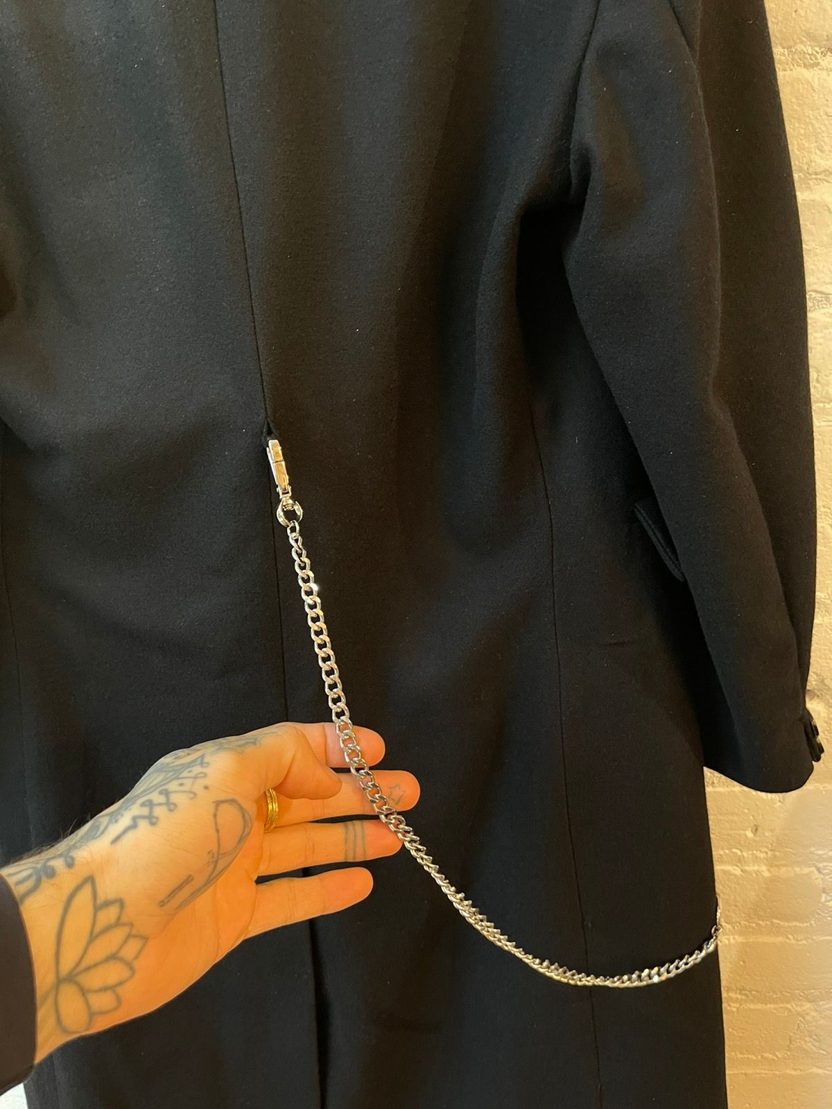 ERD Peacoat With Book Chain ‘ Stranger Coat ‘ GRAIL
