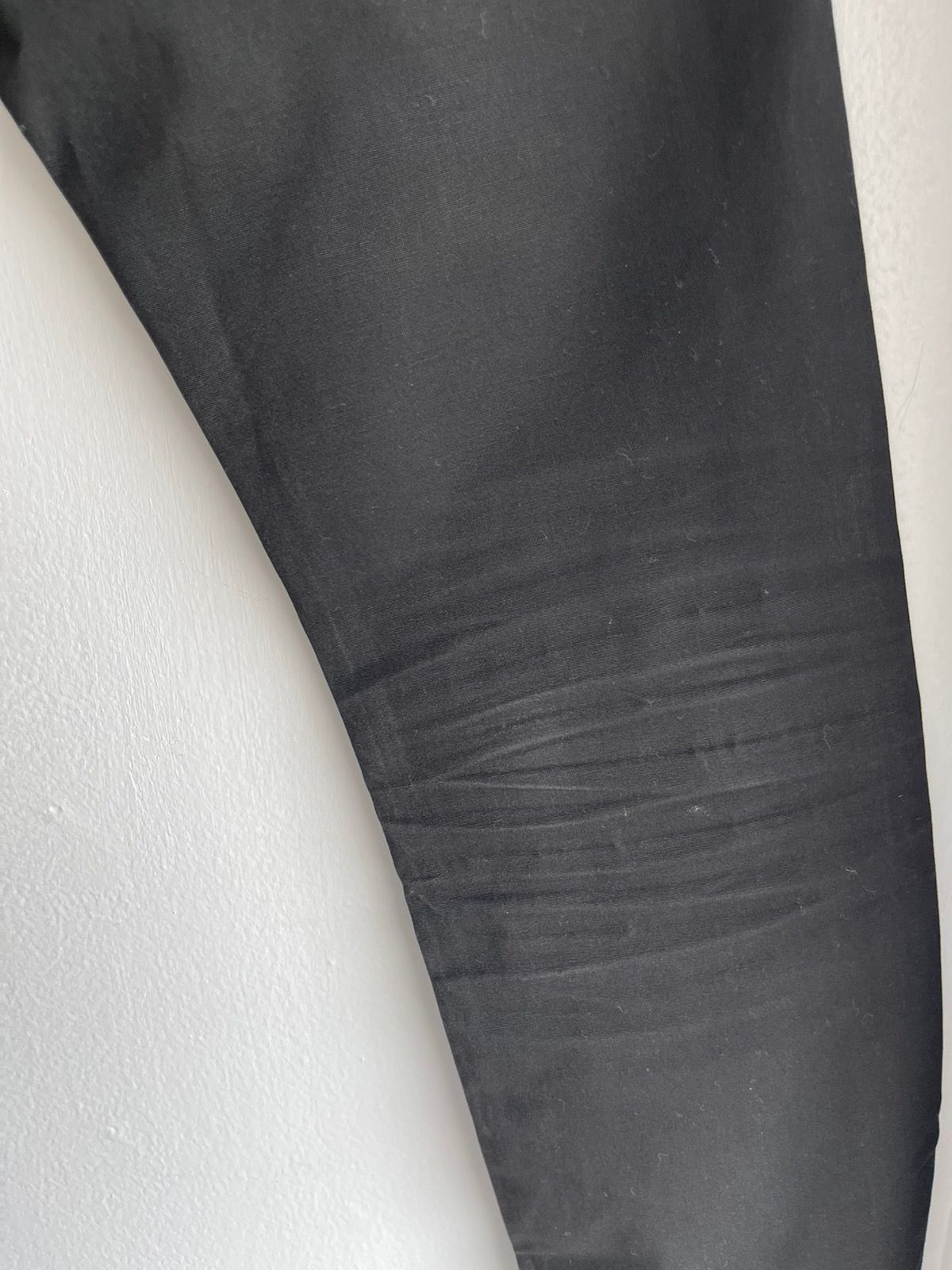 Dior Homme 05 Black Cropped Raw Hem Denim Jeans