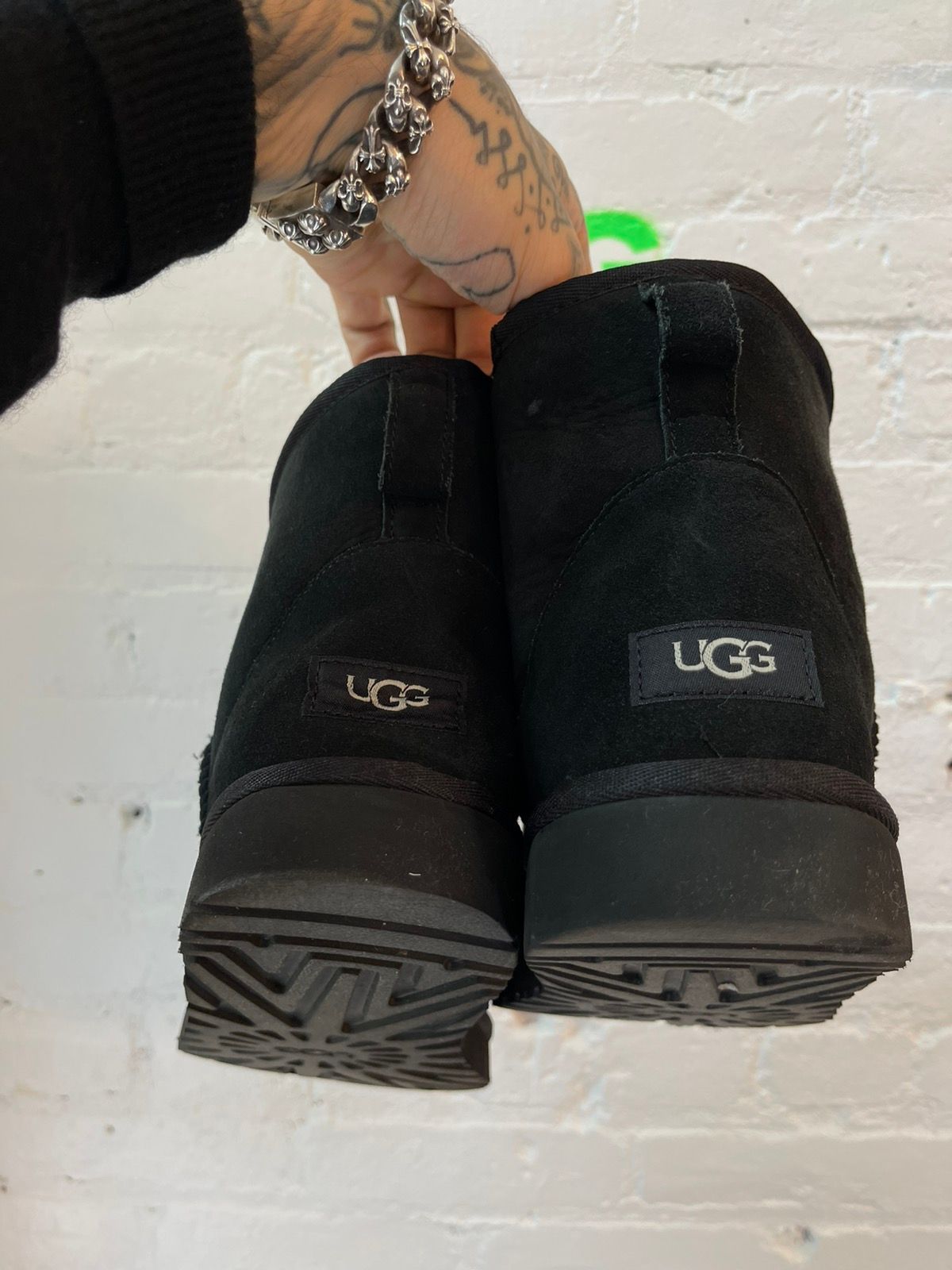 Chrome Hearts UGGS 2021 Black DAGGER Fits 10 10.5 11
