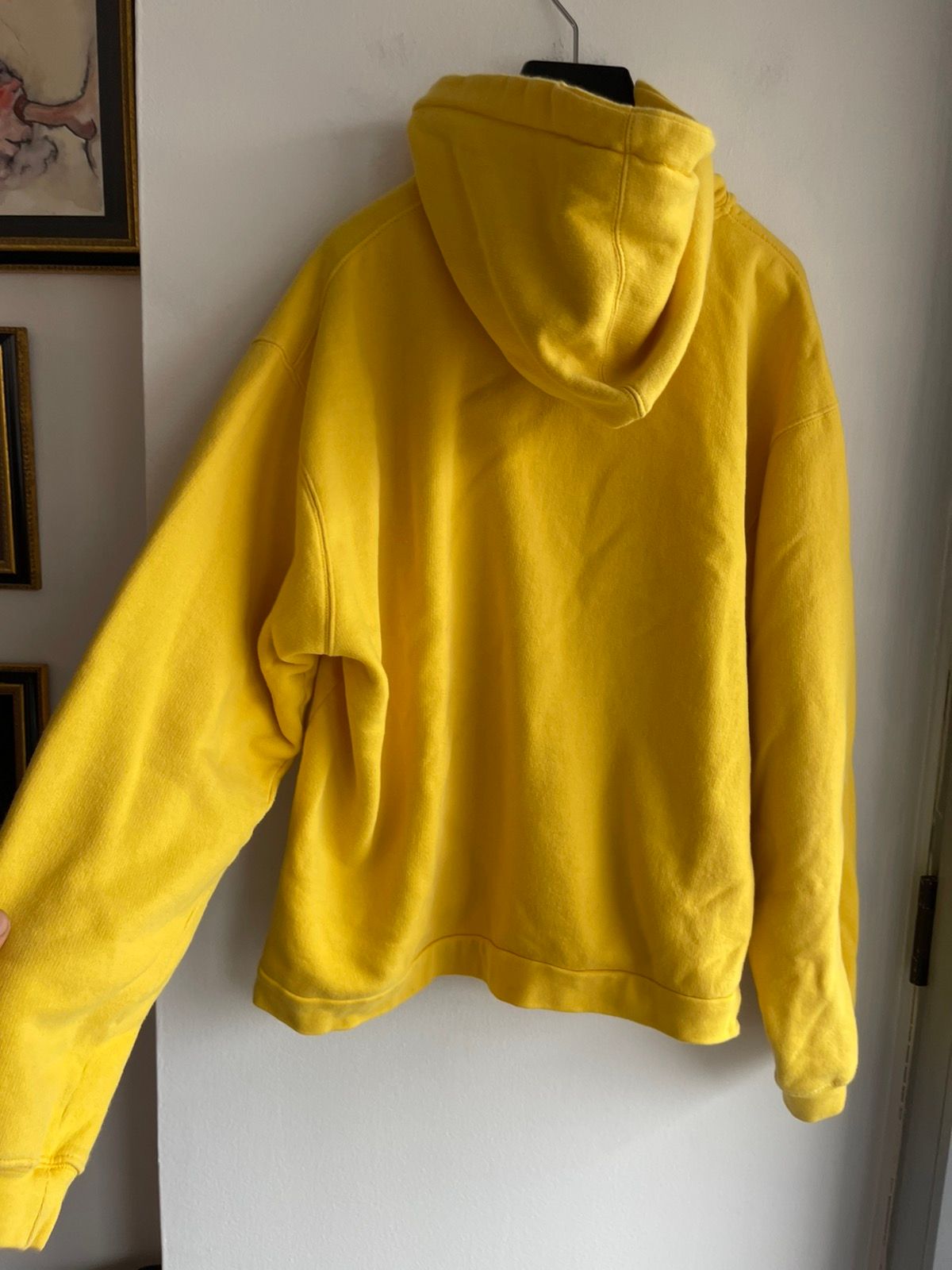 Vintage Yellow BLANK Hoodie Sweatshirt