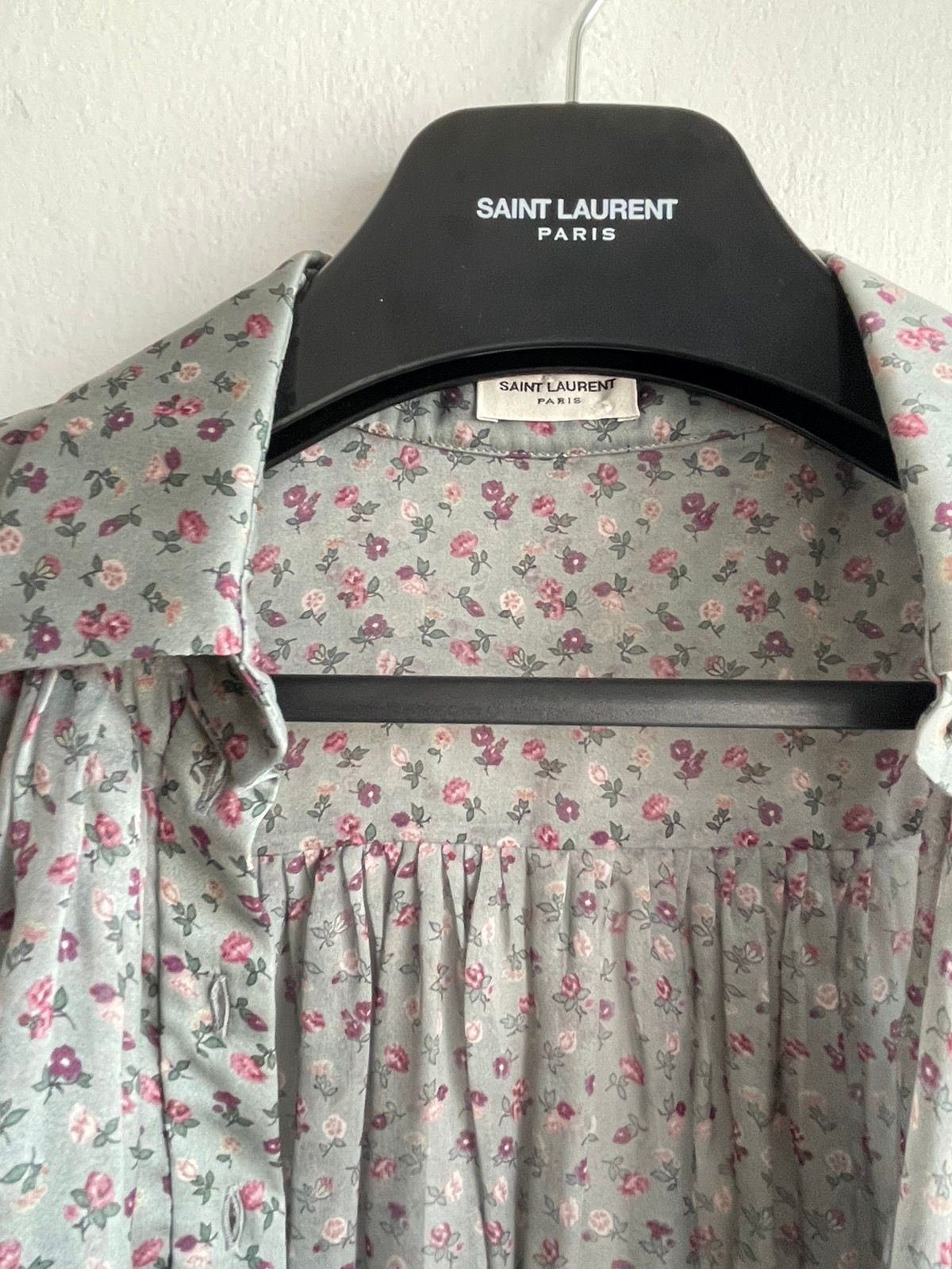 SLP SS16 1/1 Sample 100% SILK Blouse Shirt Sheer Floral