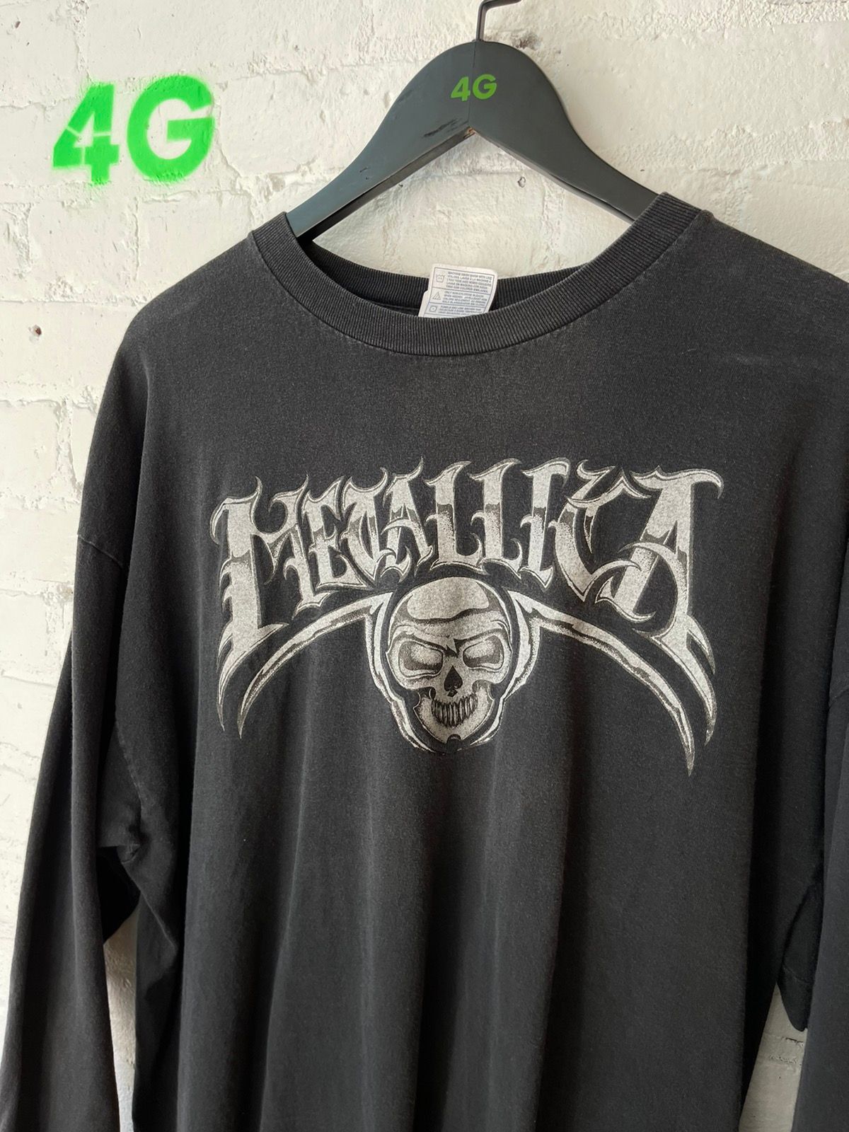 Vintage Metallica Skull LongSleeve Black Shirt