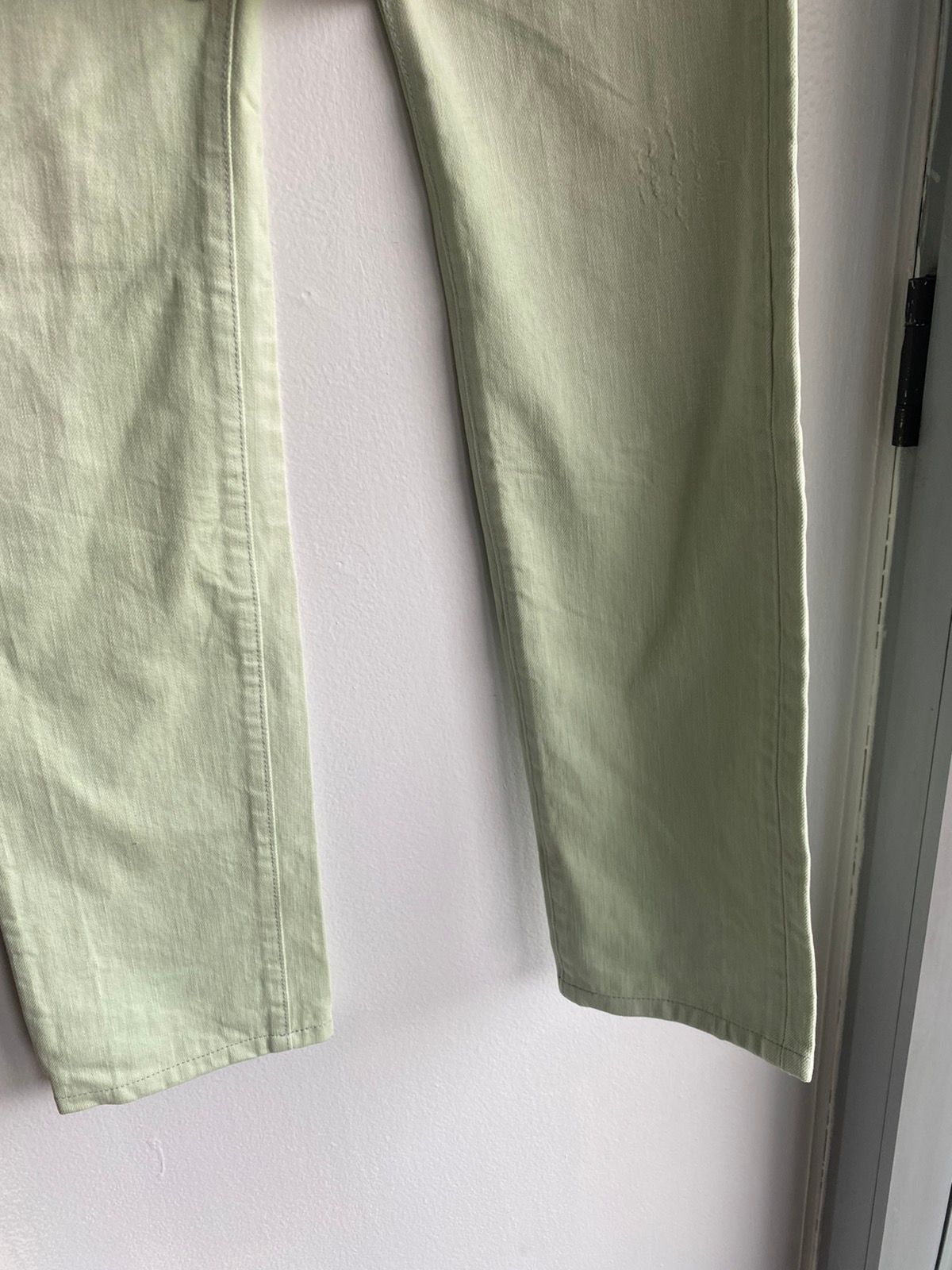 Dior Homme 06 RUNWAY Mint Green Cat Claw MIJ Denim Jeans