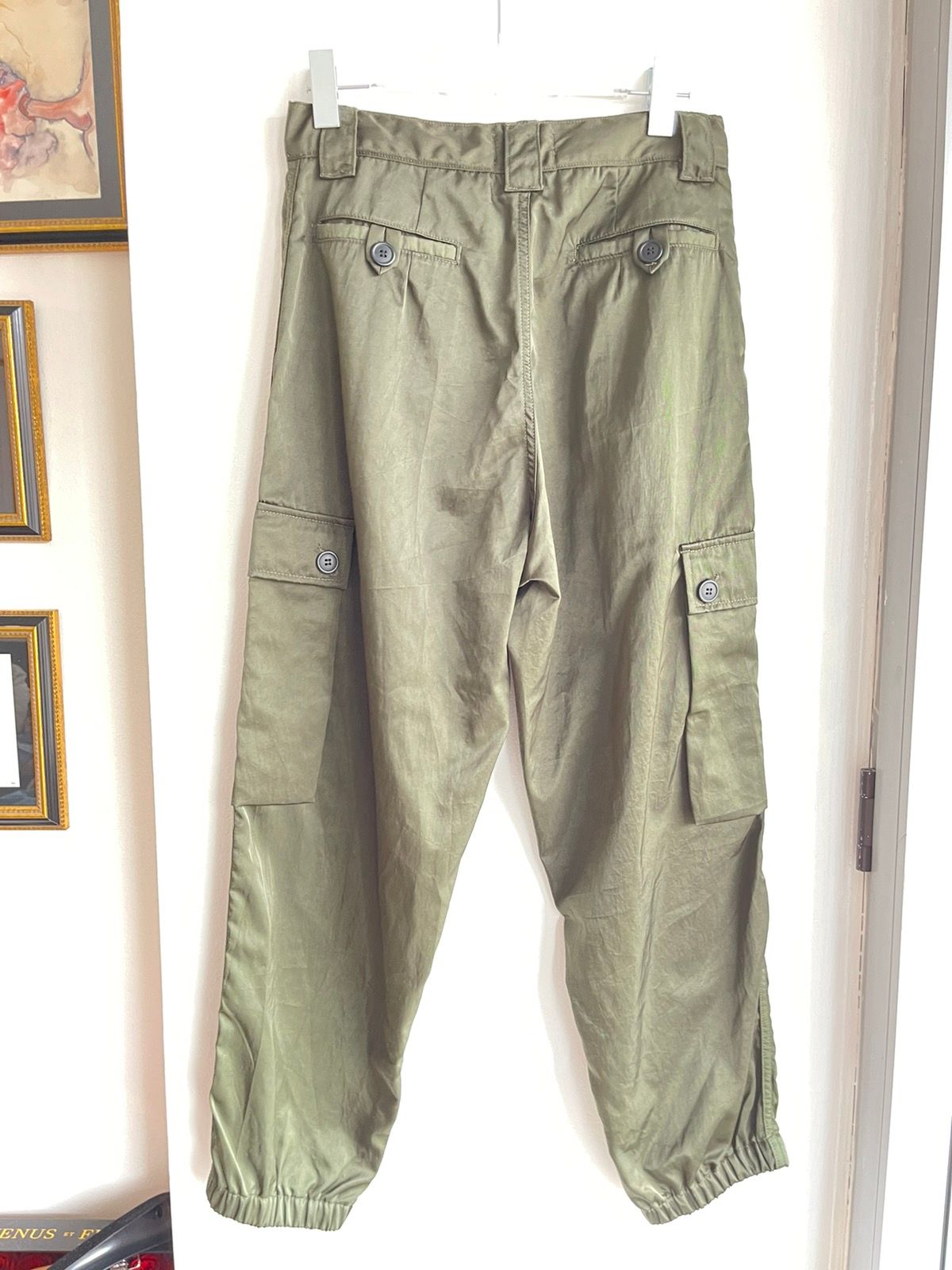 ERD Silky Green Army Cargo Pants
