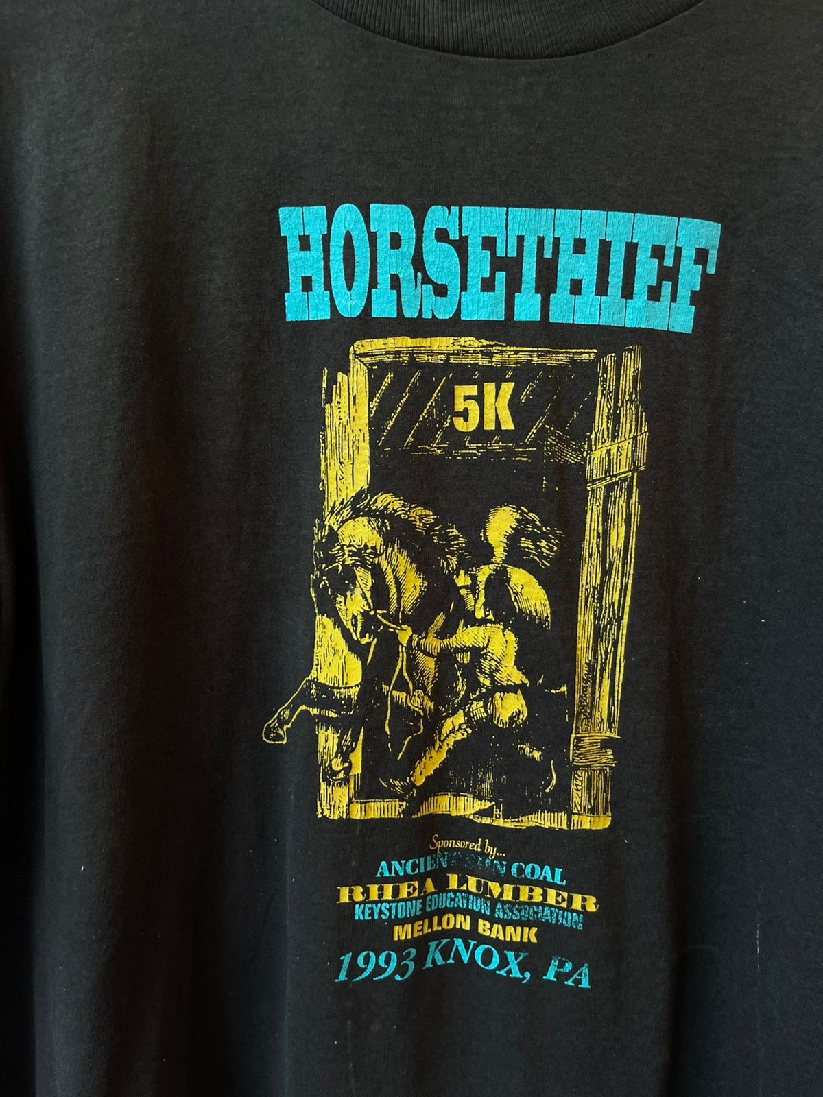 Vintage 90s Cowboy Horse Thief ! Shirt 4Gseller
