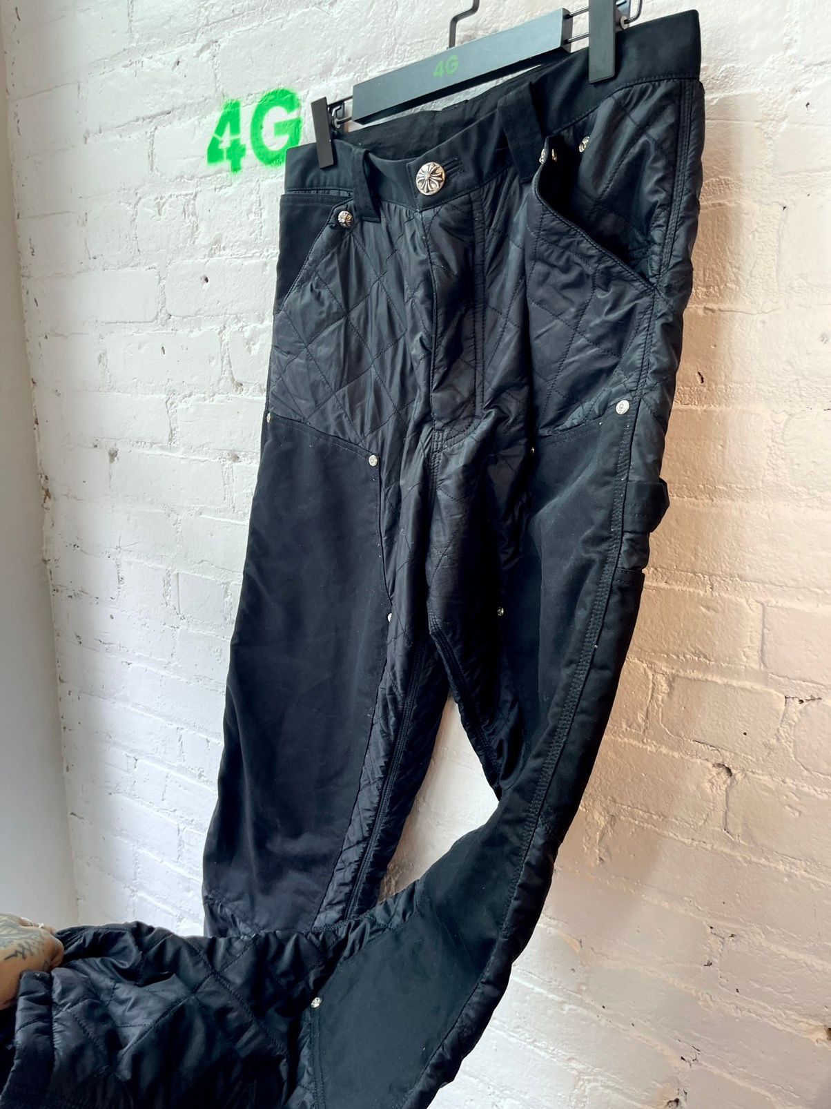 Chrome Hearts OFFSET PERSONAL QUILTED CARPENTER PANTS JEANS