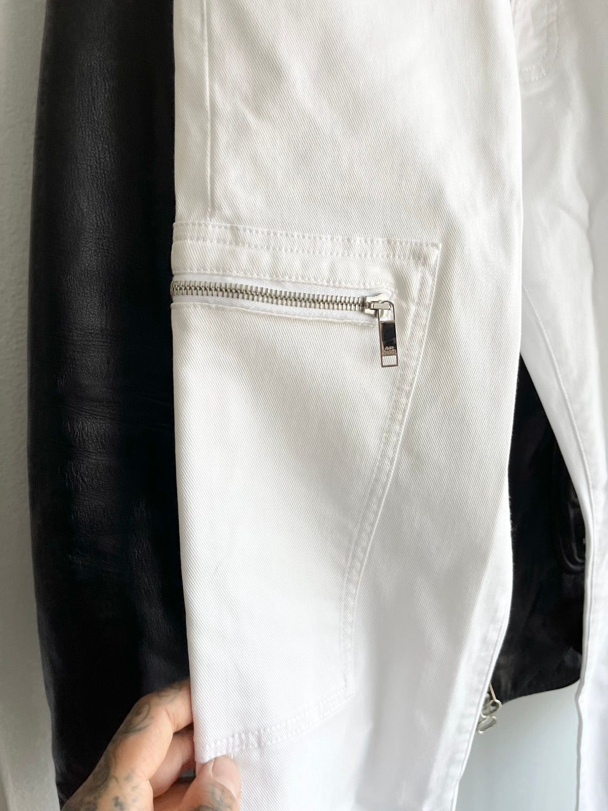 Dior Homme Kim Jones 2019 White CARGO Military Jeans Pants